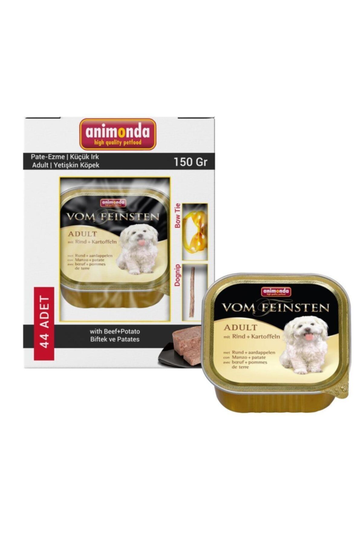 Animonda Sığır Eti Ve Patatesli Ezme Köpek Konservesi 44x150 gr