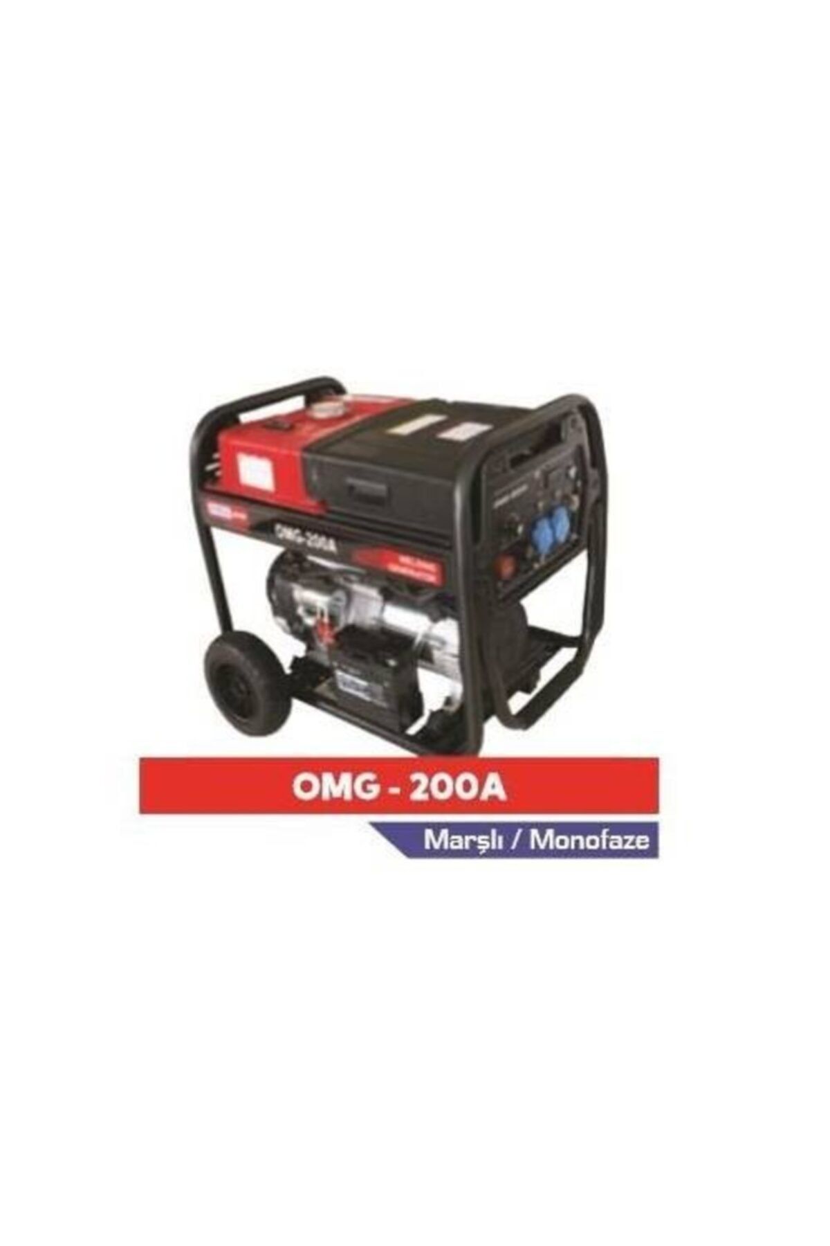 Omega Omg 200a 7.0 Kva Monofoze Kaynak Jeneratörü