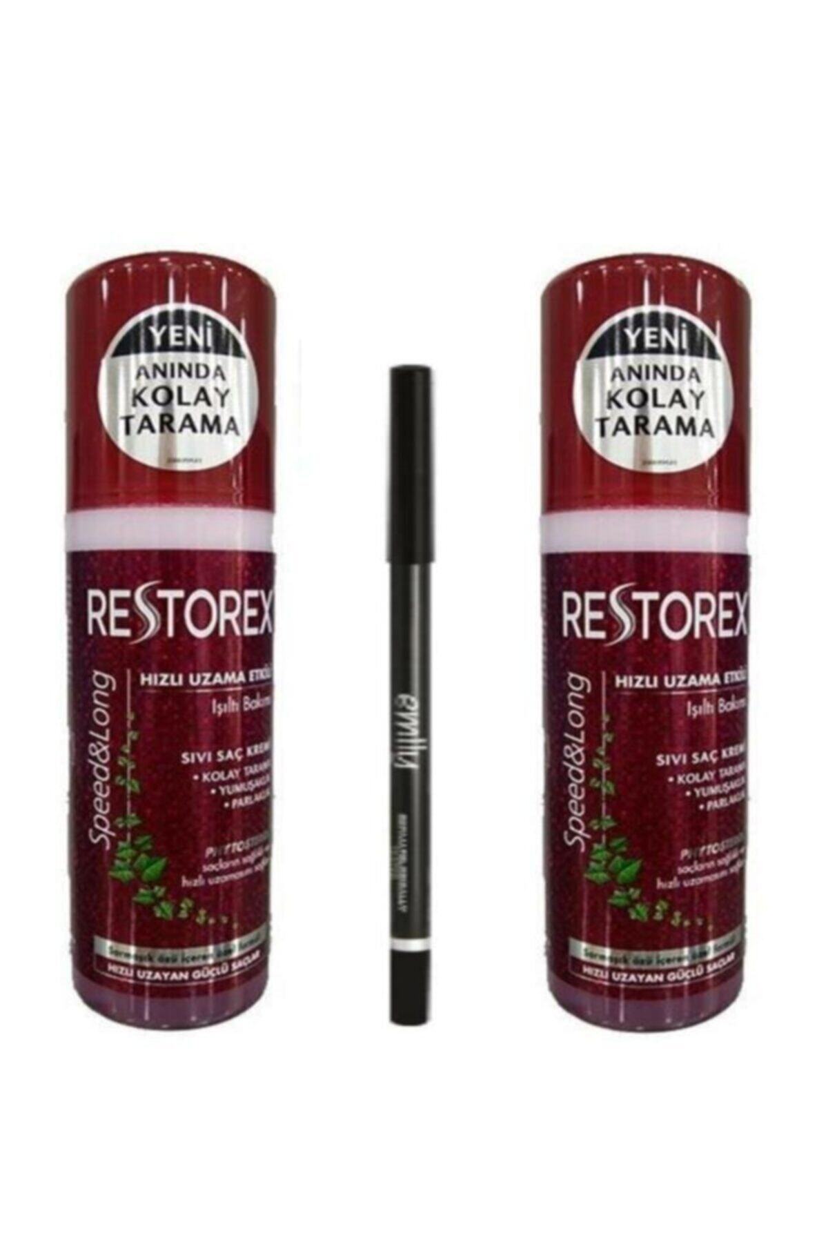 Restorex Speed&strong Sıvı Saç Kremi 200 ml .x 2 Adet