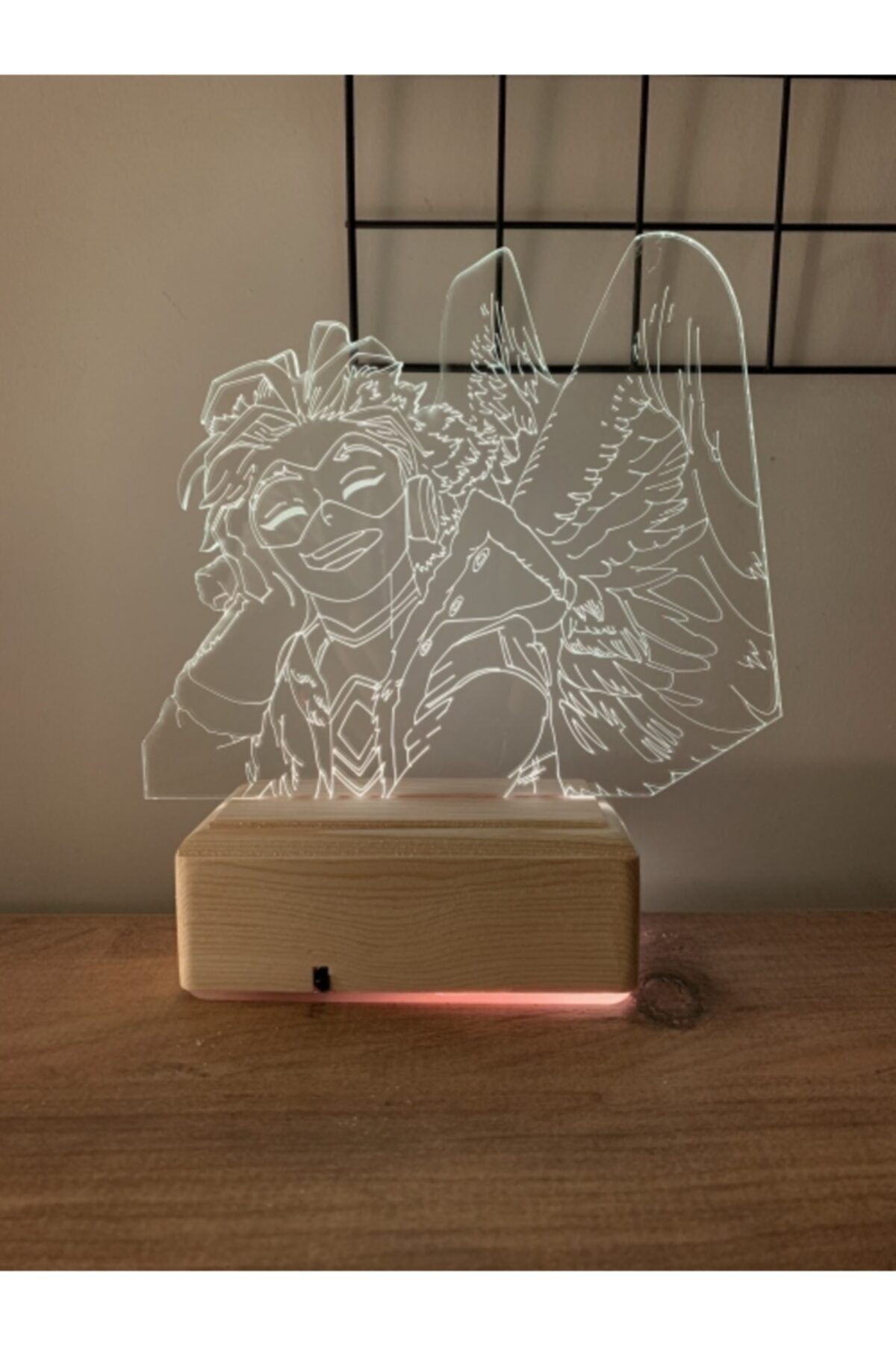 Modiwa Design Led Gece Lambası 16 Renk Hawks My Hero Academia