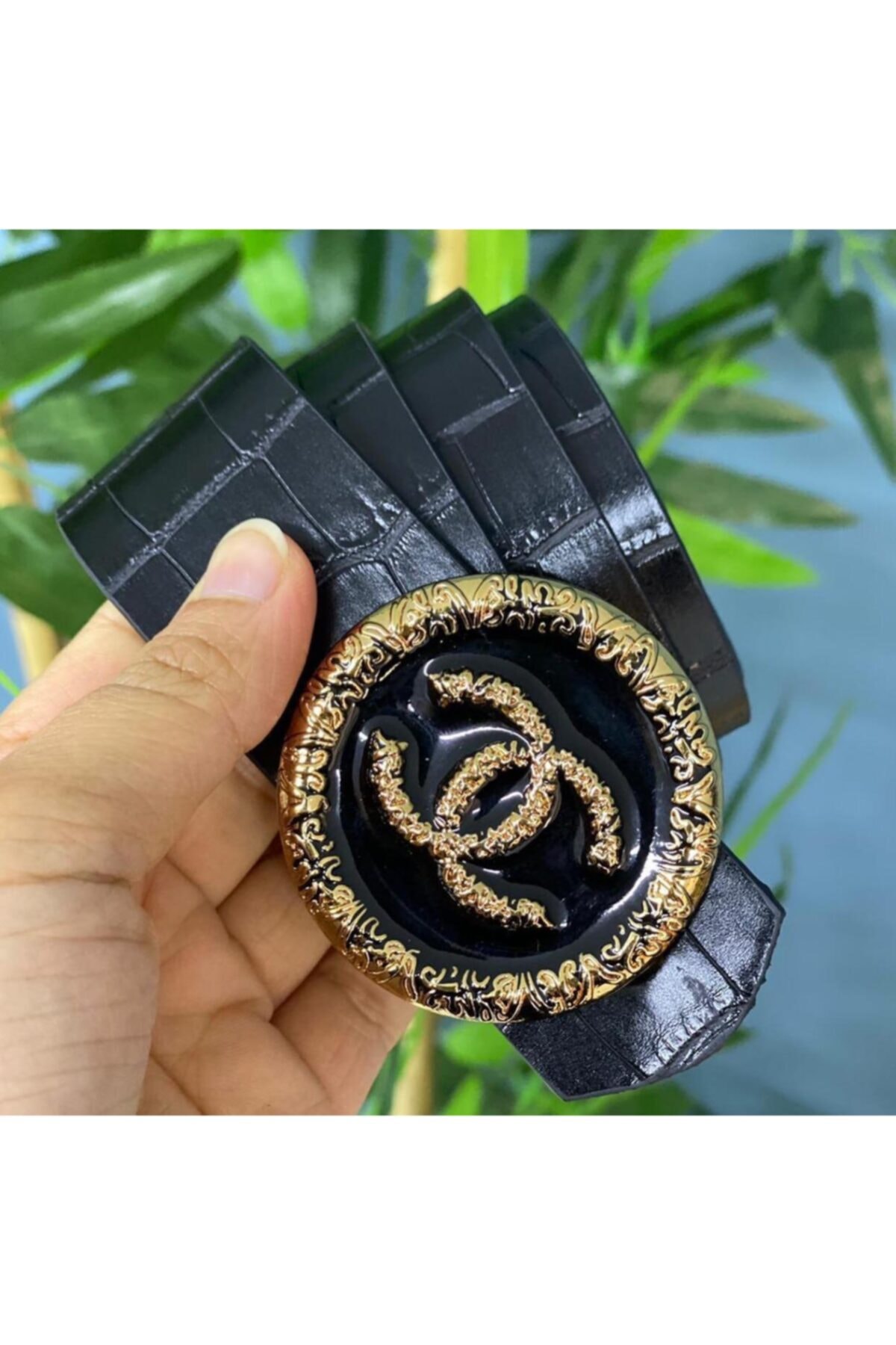 Fiori Kadın Cc Boyalı Tokalı Ve Kroko Derili Kemer