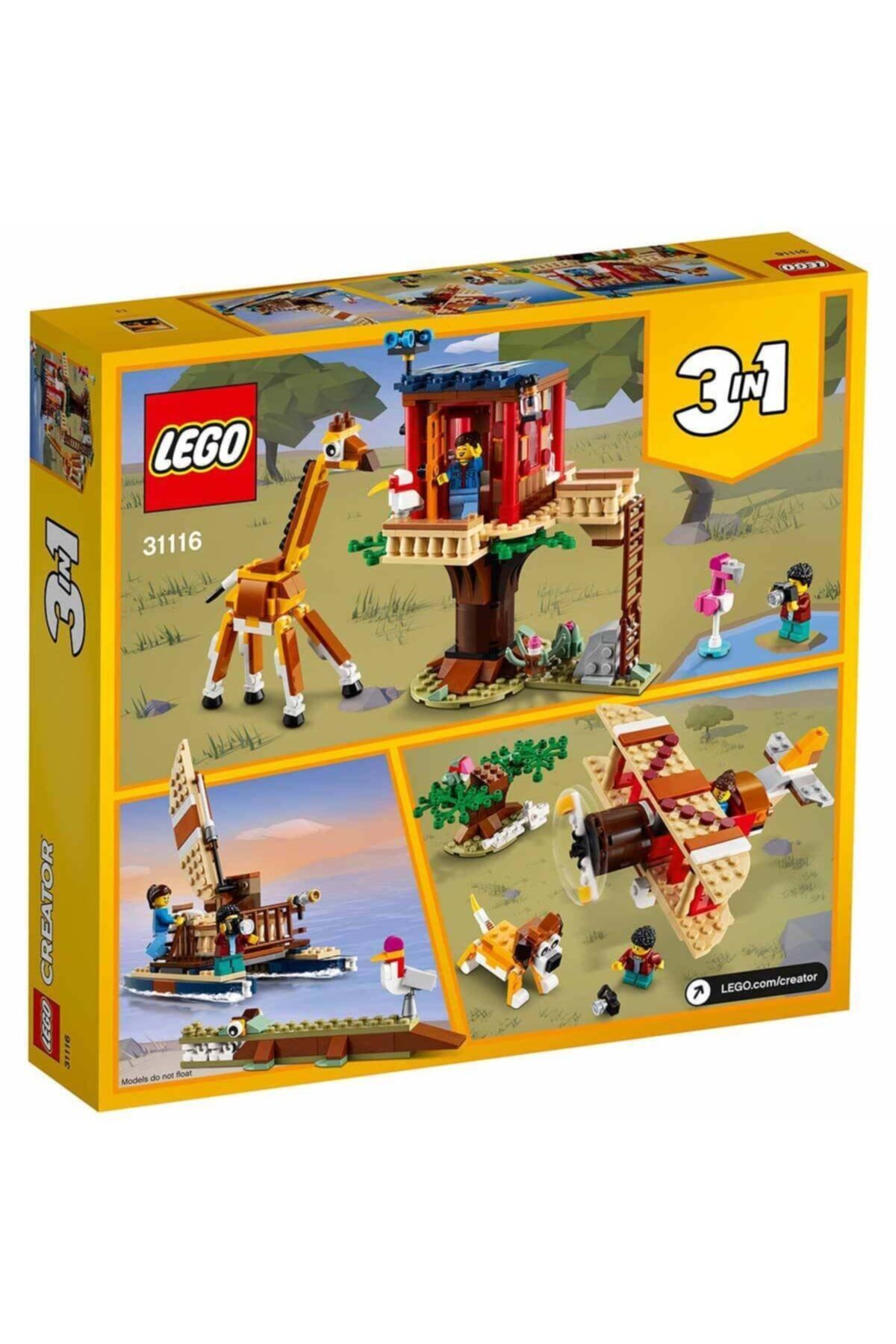 lego creator safari agac evi 31116 fiyati yorumlari trendyol