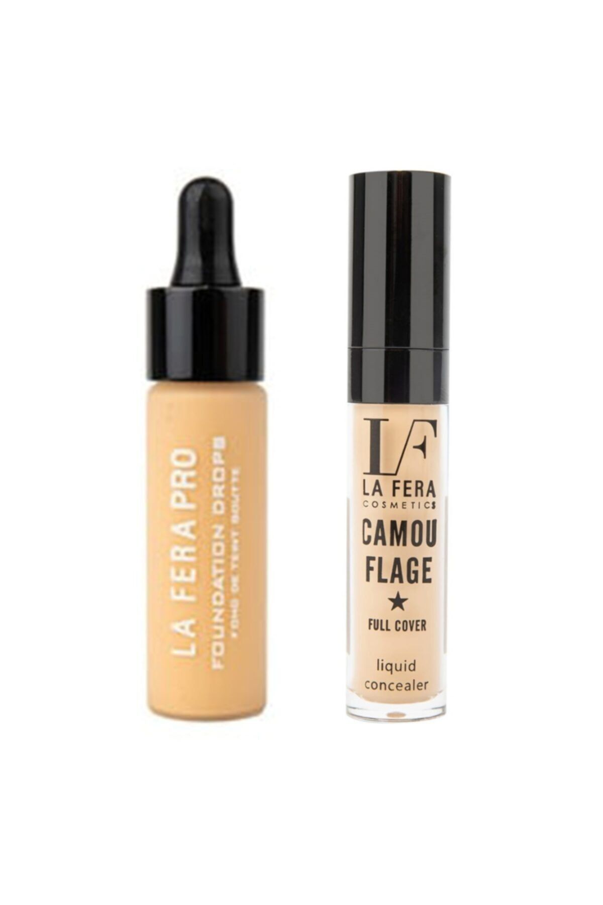 La Fera Pro Dropper Foundatıon&likit Concealer 03 2'li Set 03