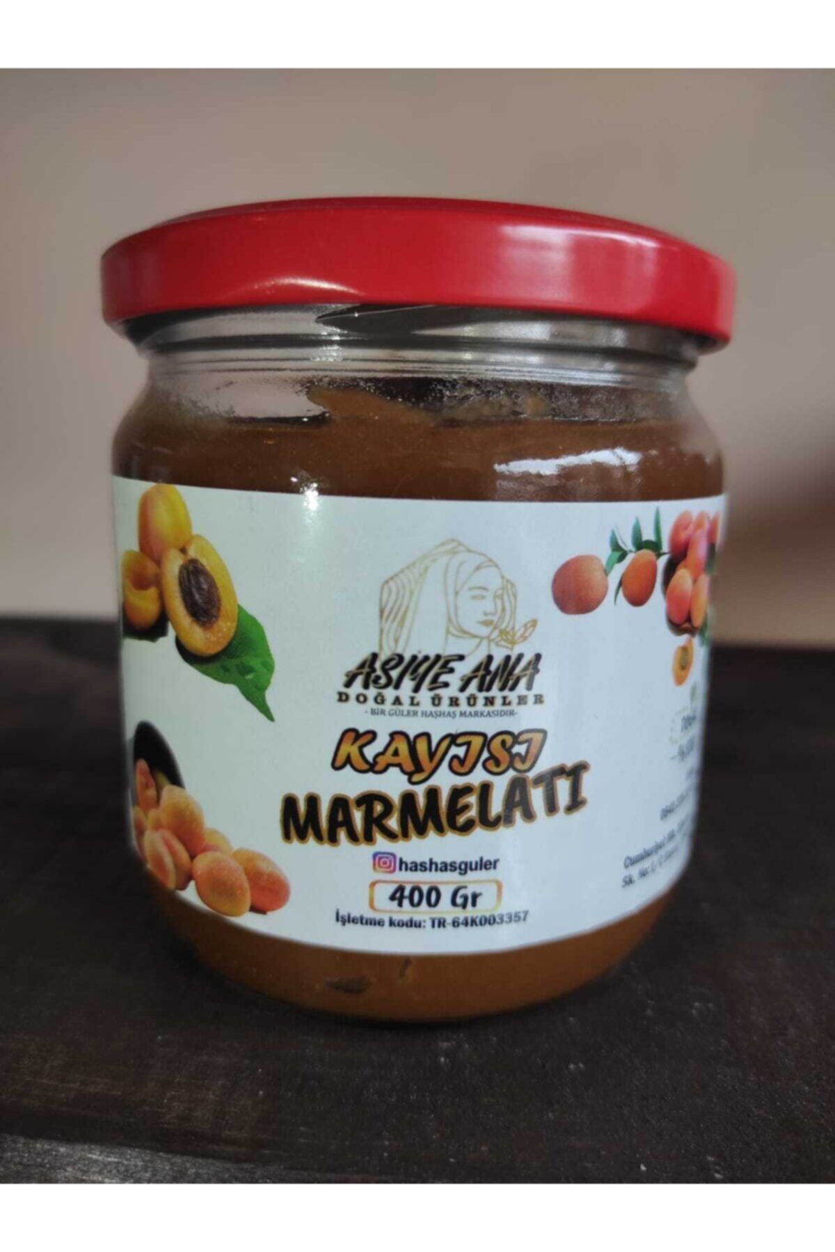 Asiye Ana Kayısı Marmelatı 400gr