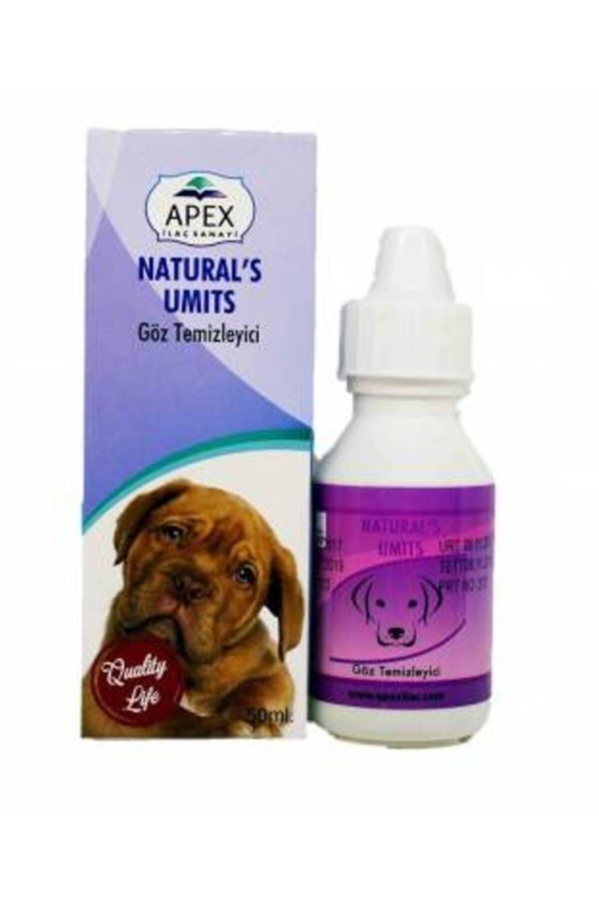 pratikbilgilerim Köpek Göz Temizleyici - Apex Naturals Umits