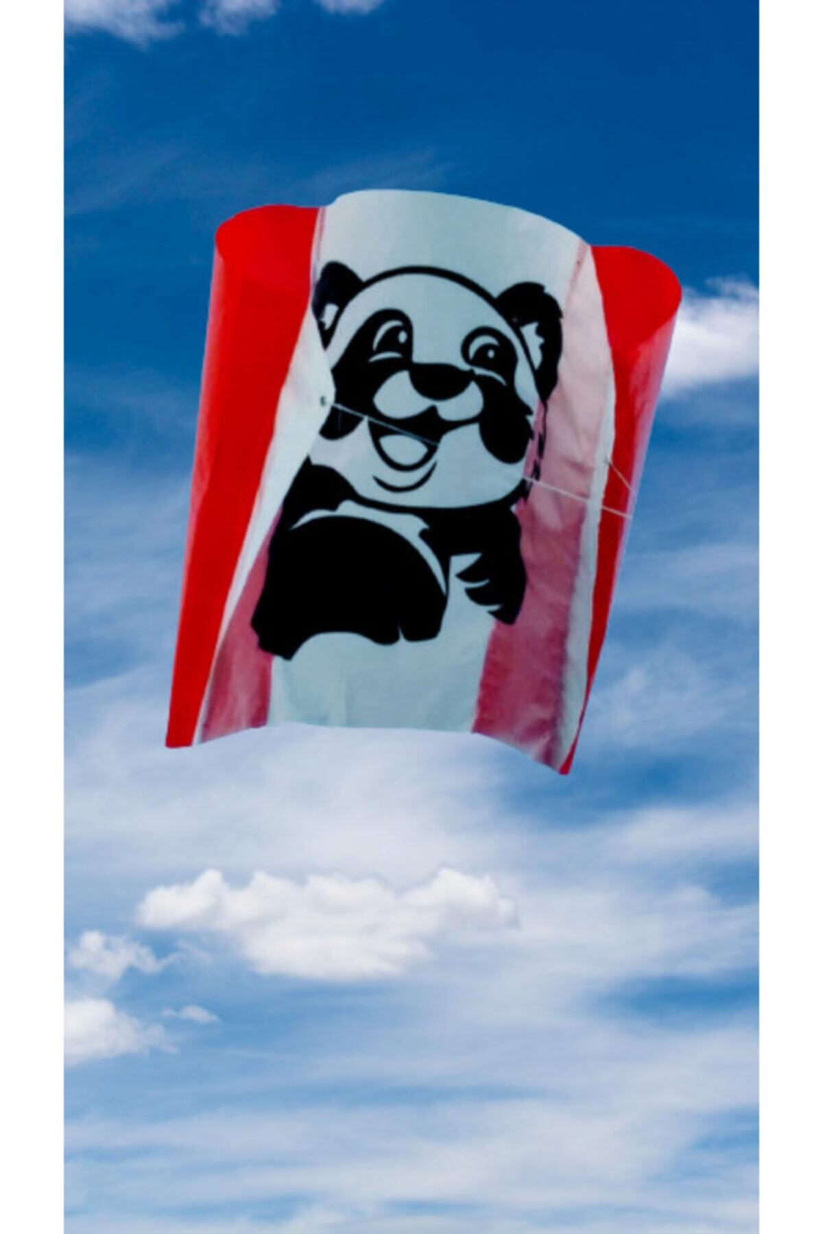 ONUR UÇURTMA Unisex Kırmızı Beyaz Sled Panda  20 Adet Uçurtma