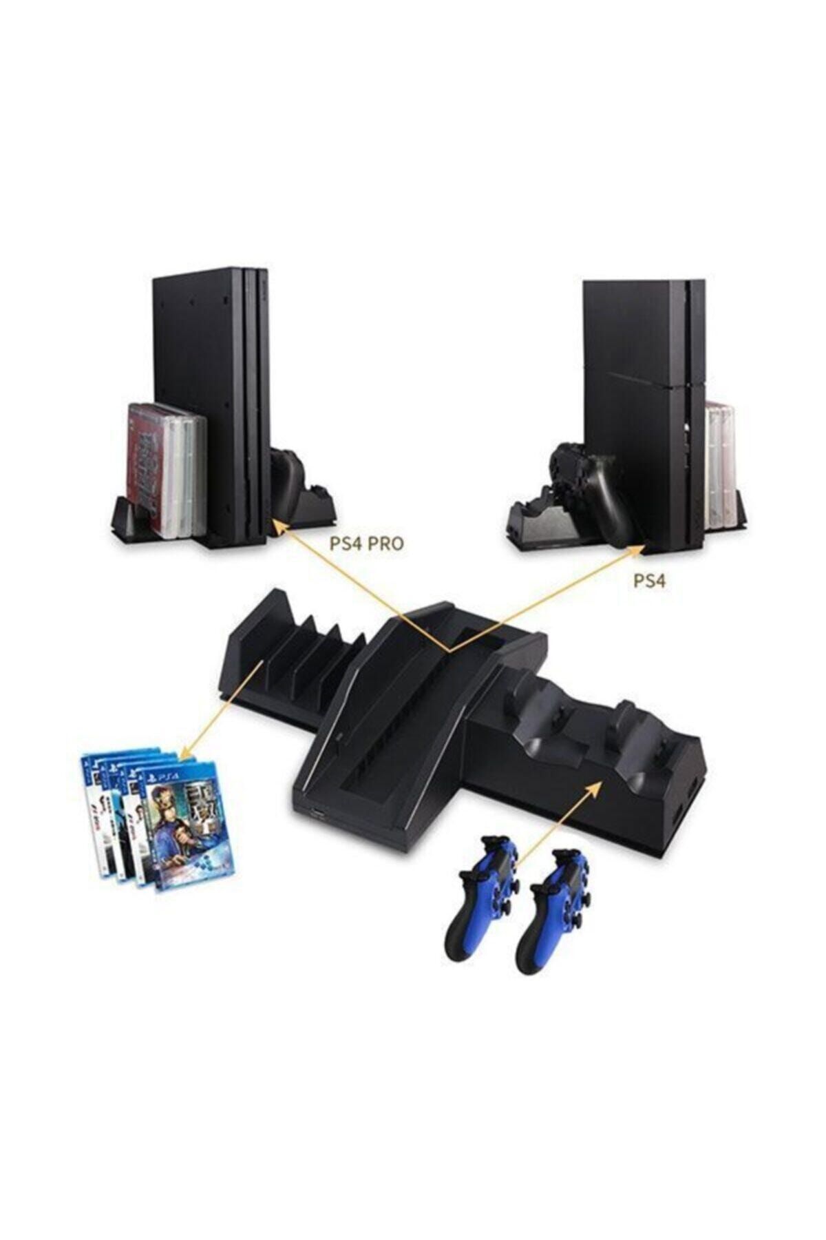 Dobe Sony Ps4 Fonksiyonel Fanlı Şarj Standı (Ps4 Fat/pro Uyumlu)