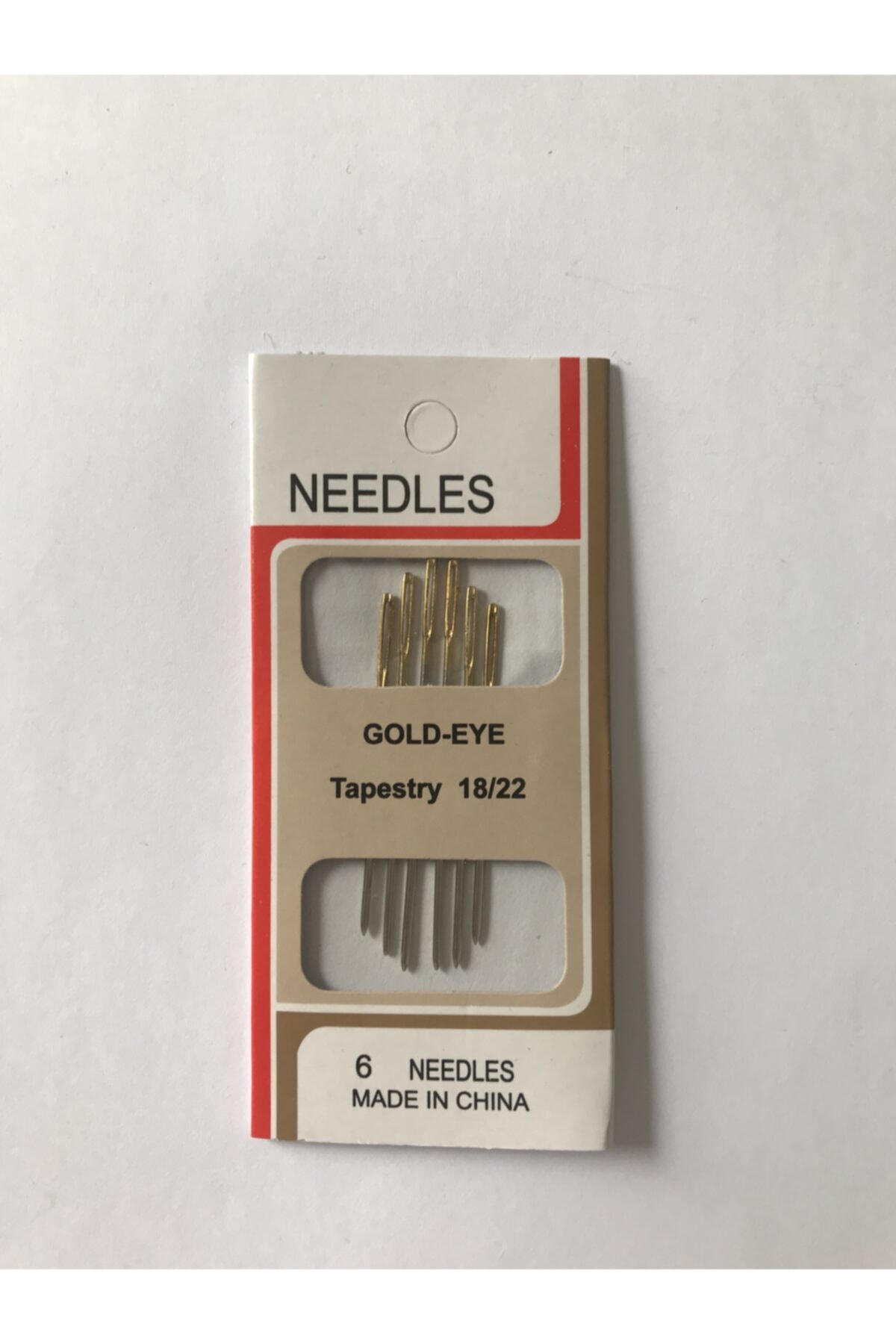 ATOS Zarflı Etamin Kanaviçe Iğnesi 3 Farklı Boyda 6 Adet Iğne