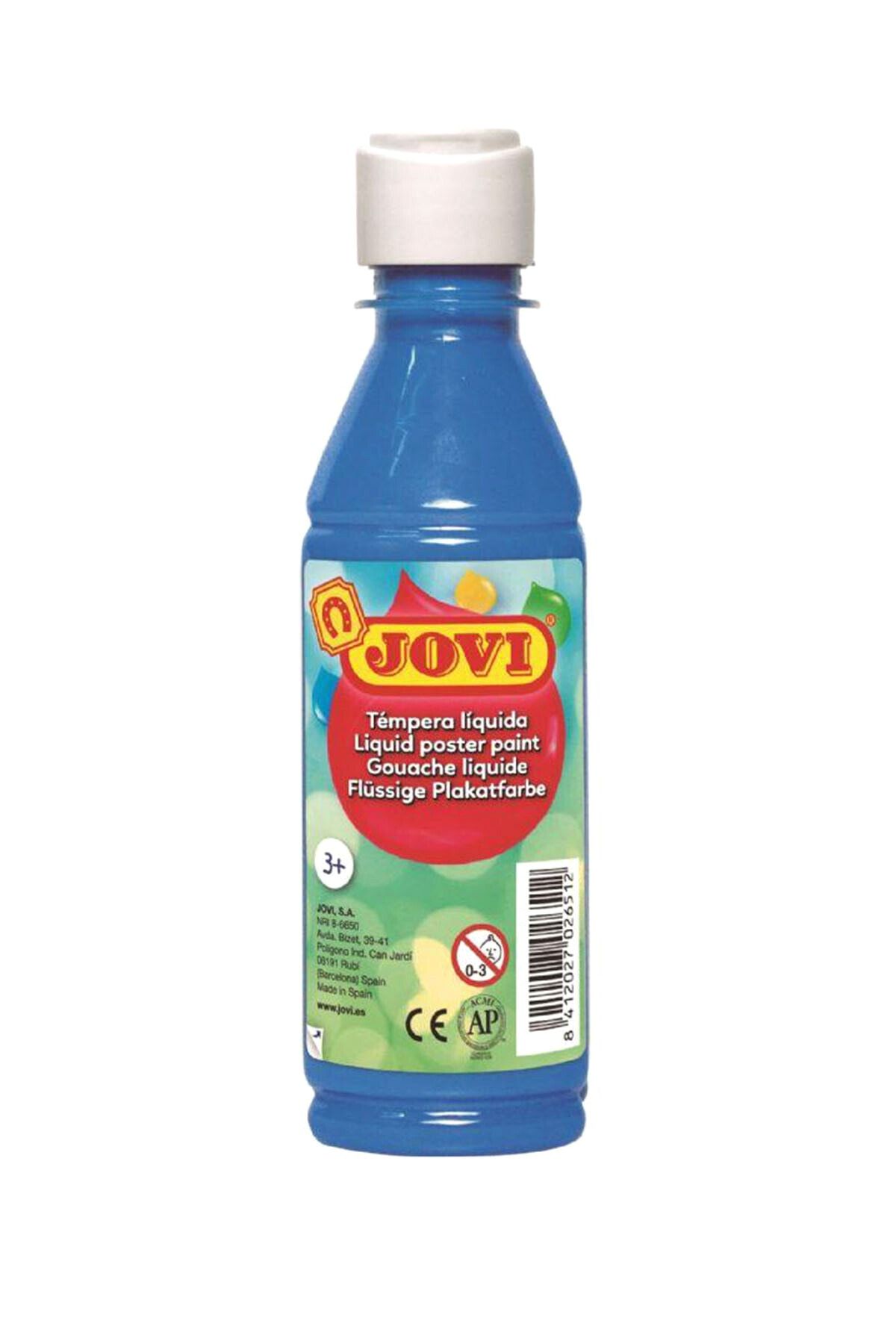 Jovi Hazır Sulandırılmış Guaj Boya 250Ml (Açık Mavi) /