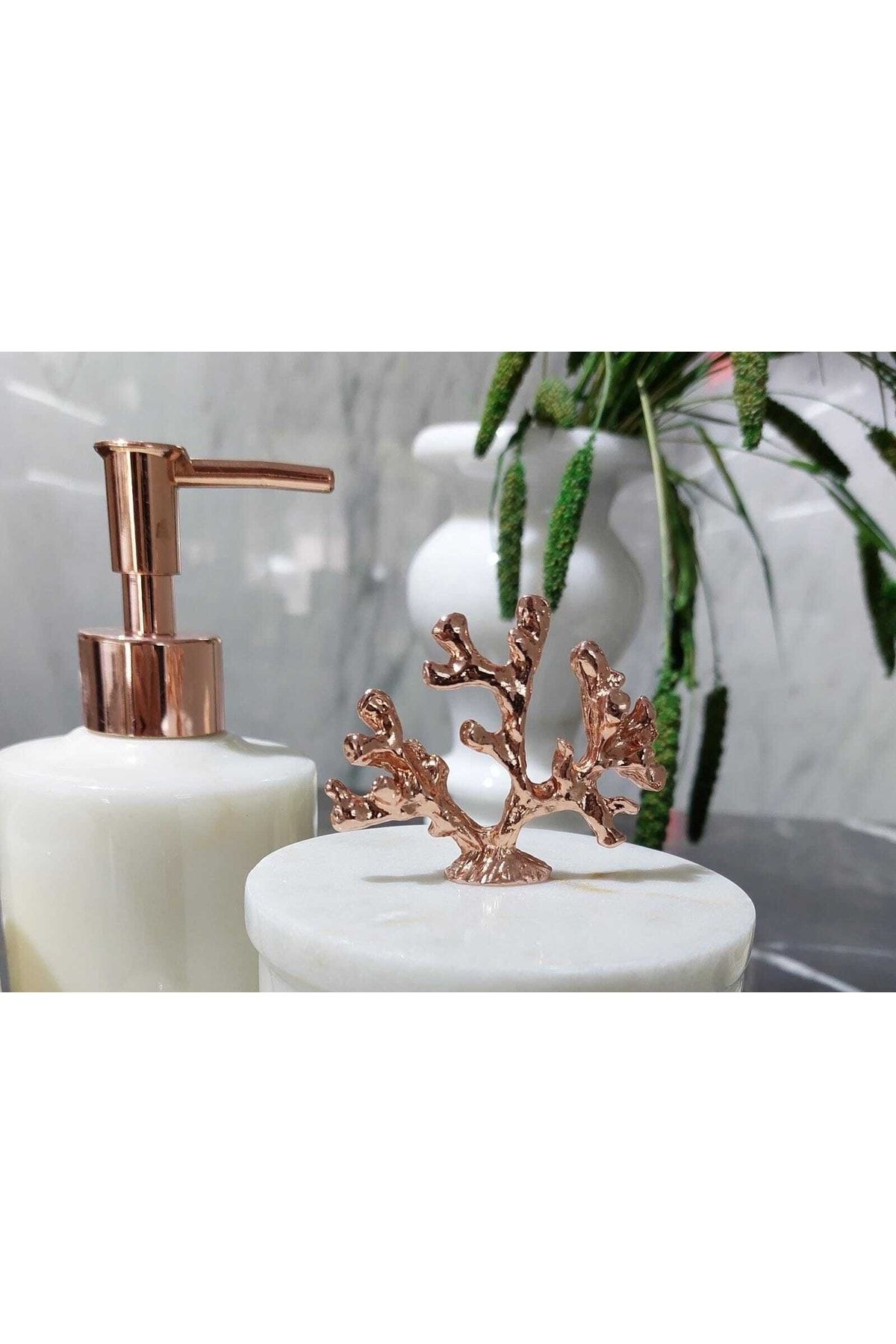 Rose gold cheap bathroom set