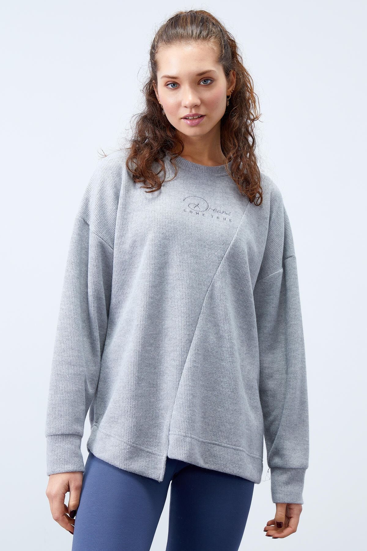 Women's asymmetrical best sale sweatshirt