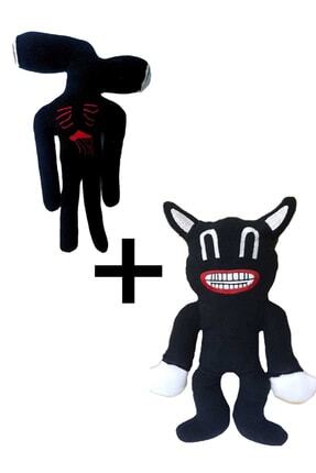 Siren Kafa & Cartoon Cat Peluş Oyuncak Image 0