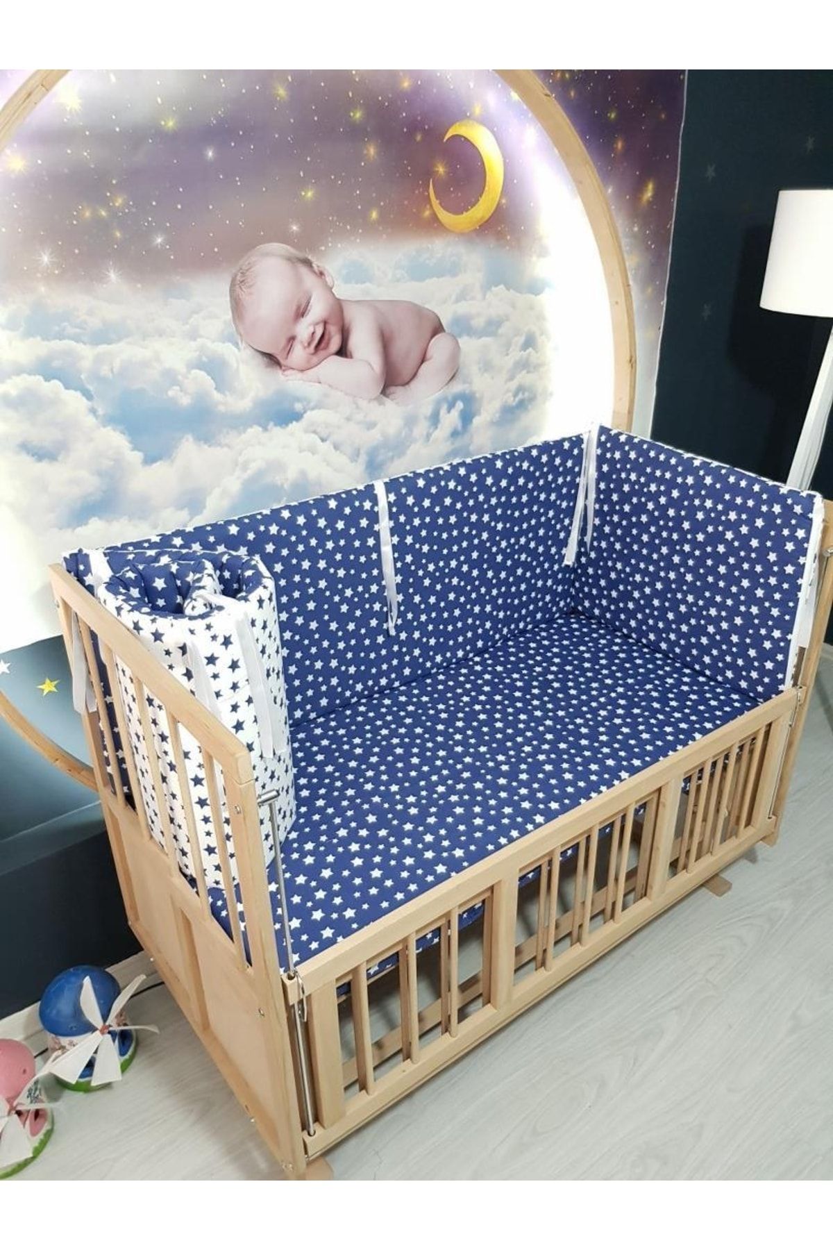 Baby online crib guard
