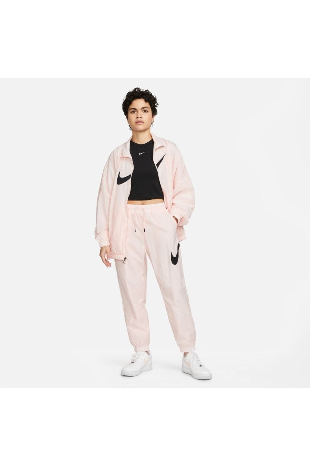 Nike womens on sale pink sweatsuit