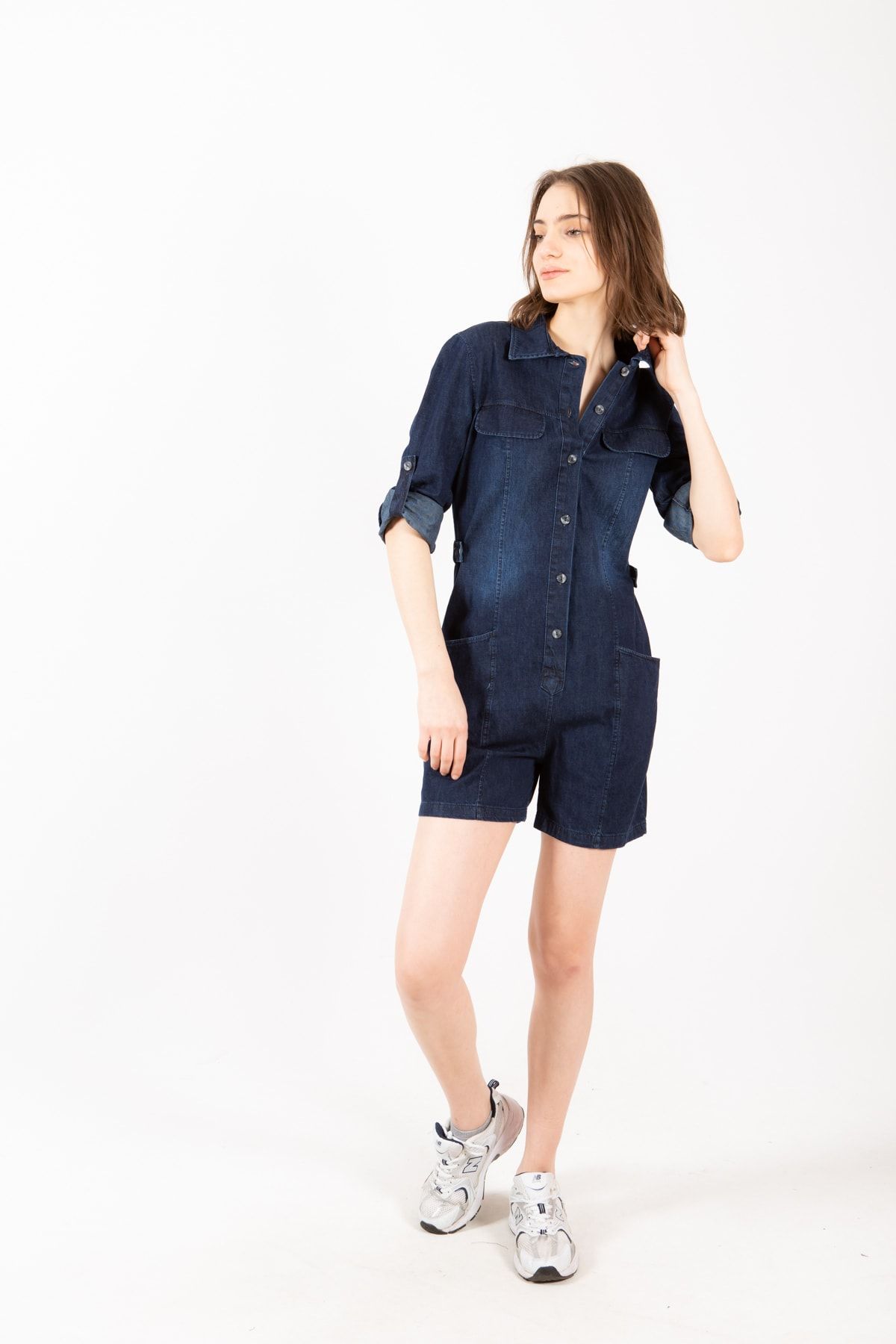 Blue short jumpsuit 2025