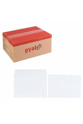 (kutu 500 Adet )zarf Kare 114x162 70gr Mektup Beyaz Gloria Silikonlu Image 0