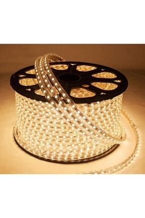 220 Volt Şerit Led 3 Çipli Amber Günışığı 25 Metre Cat Ct-4553 Image 0