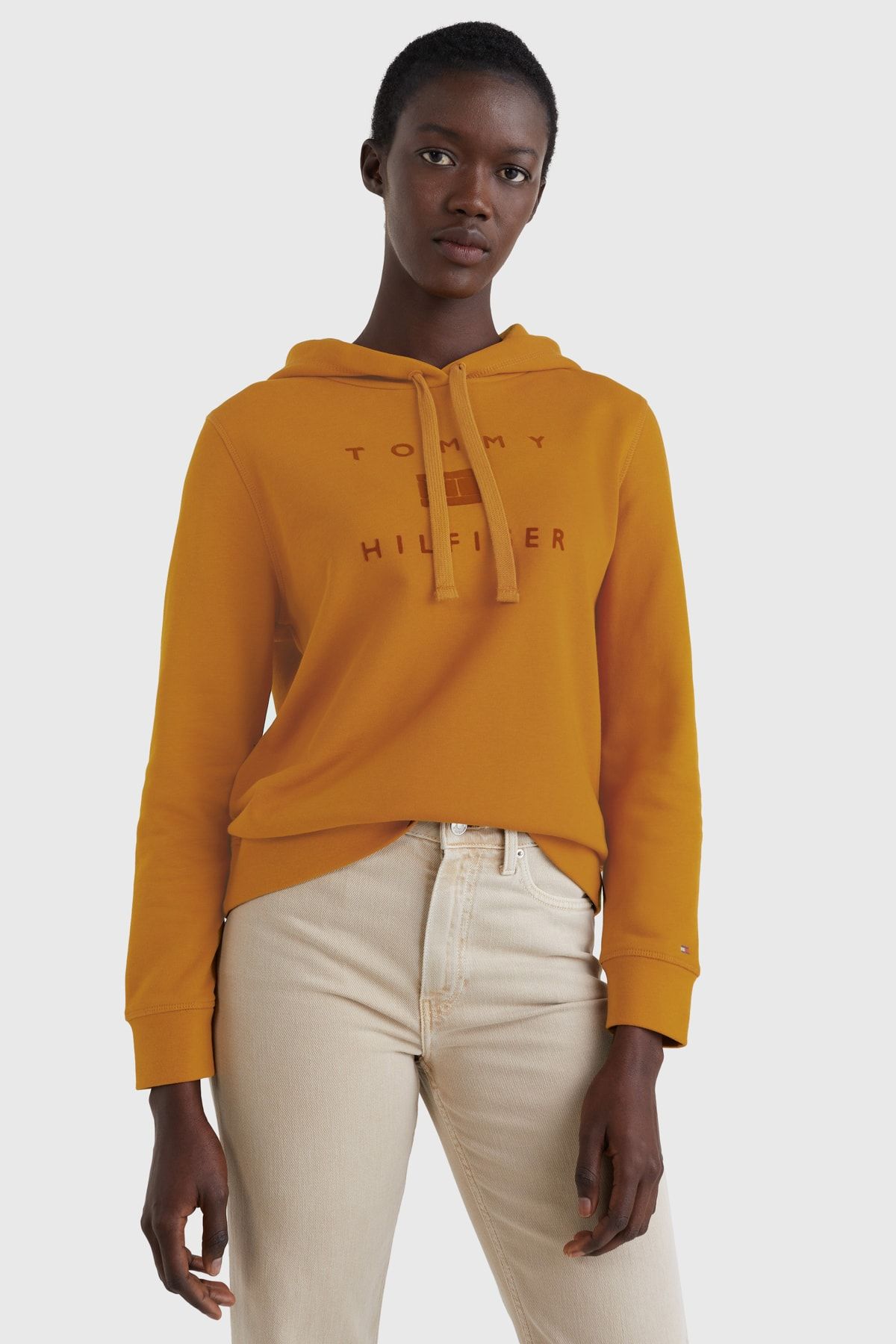 Tommy jeans sweatshirt orange shop