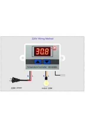 Hw-735 / Xh-w3001 / Hw-w3001 Dijital Termostat - 220vac - 1500w Image 0