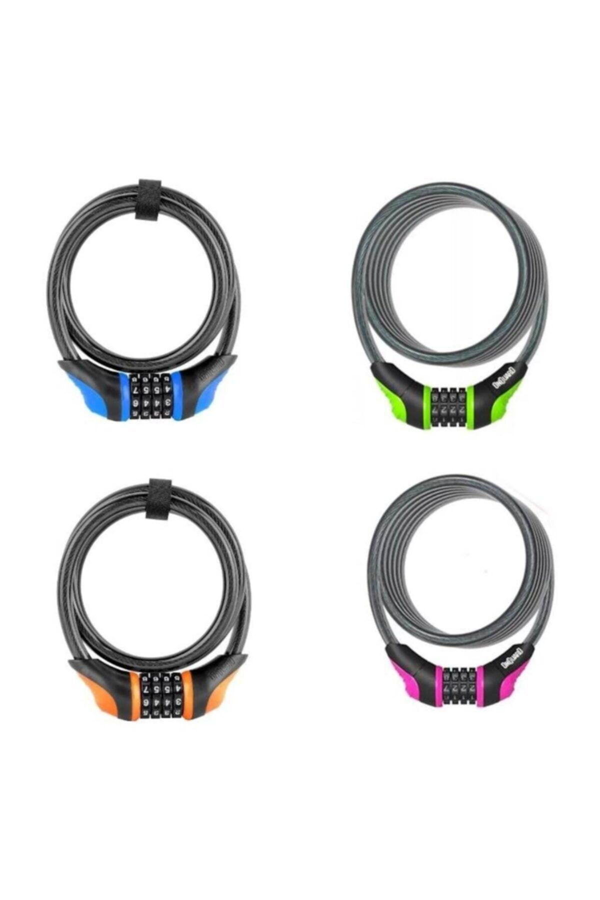 onguard sifreli bisiklet motosiklet kilit 8169 neon combo fiyati yorumlari trendyol