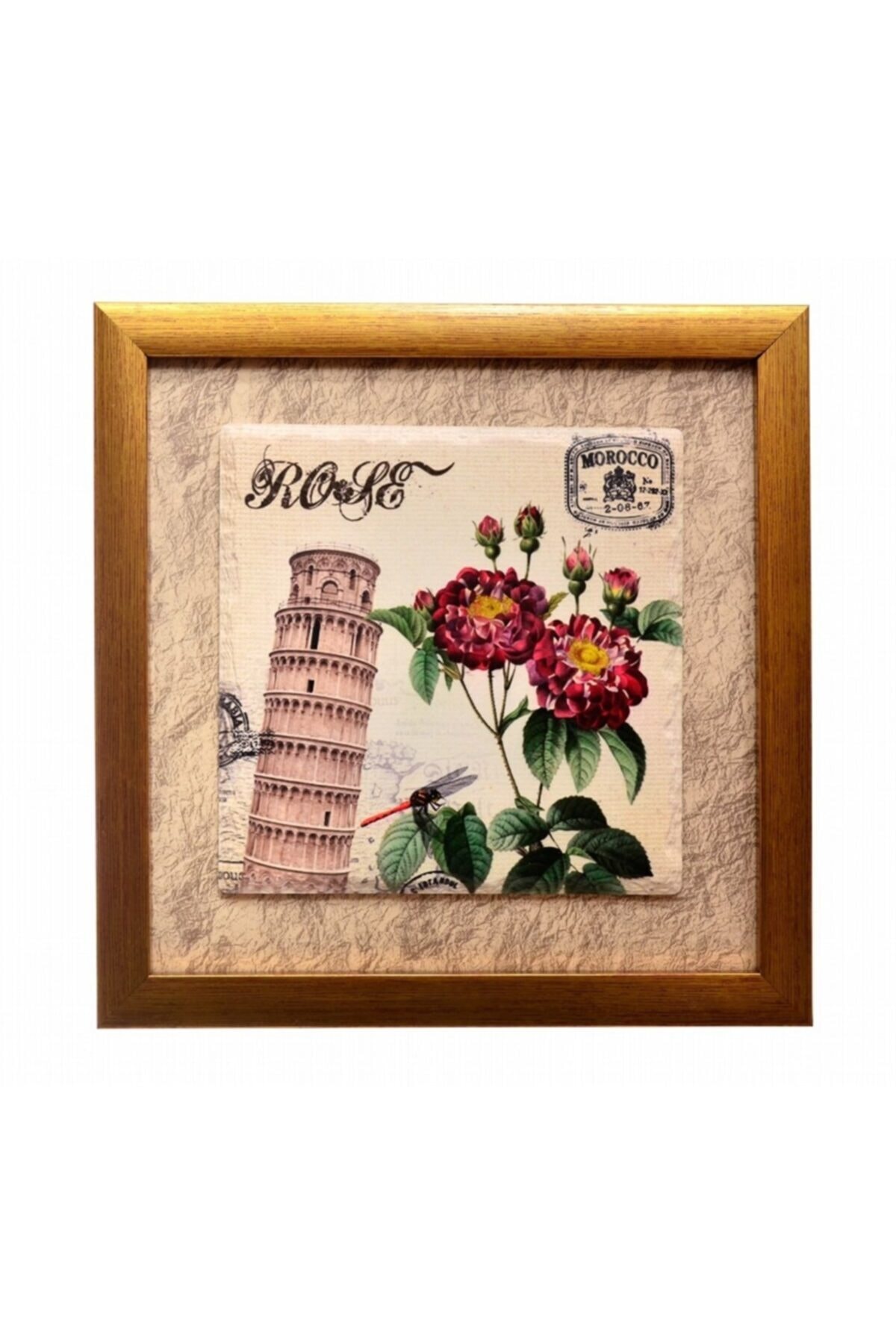 MNK Home Decotown Rose Kule Ahşap Pano