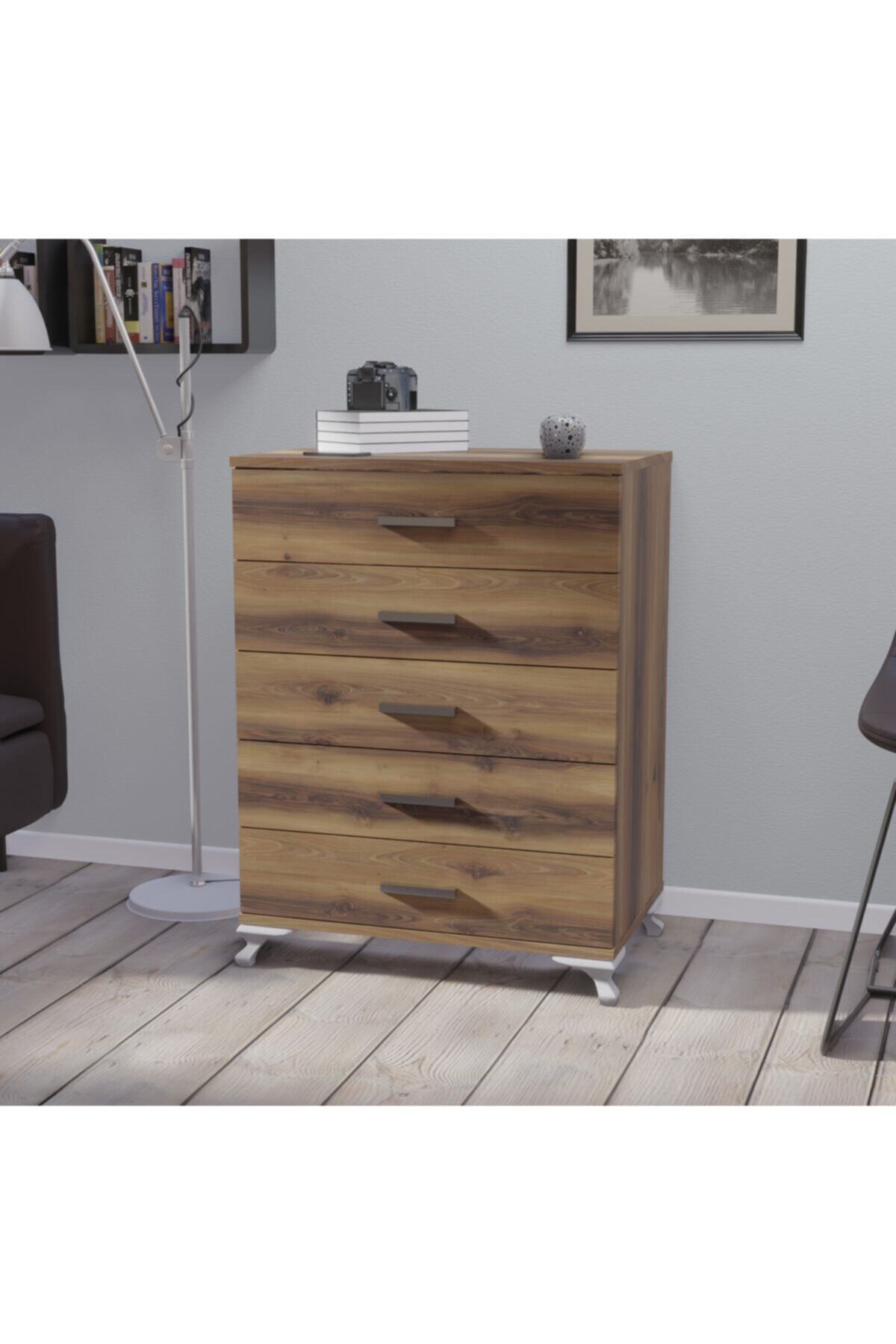 Shila Home 5 Cekmeceli Sifonyer Empoli Ceviz Fiyati Yorumlari Trendyol