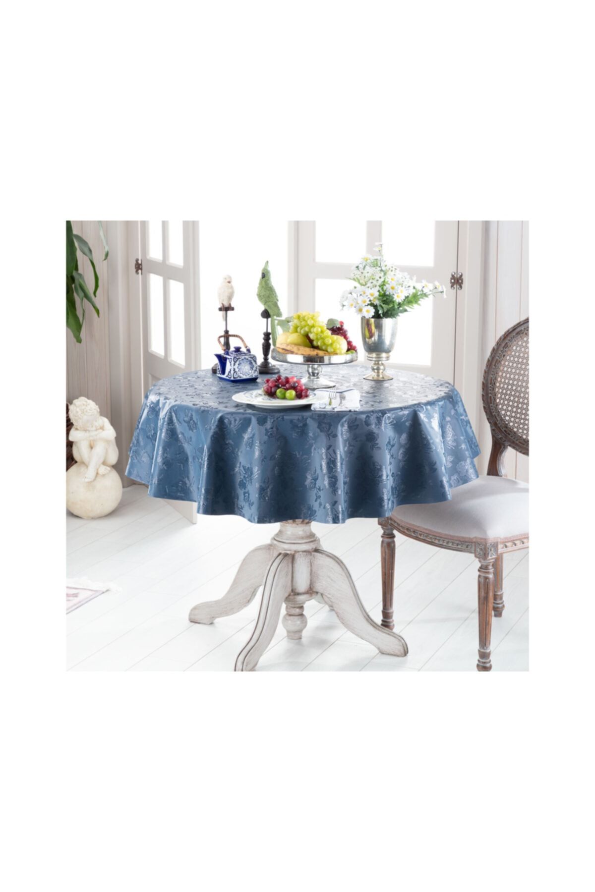 madame coco rosy masa ortusu indigo 140 cm fiyati yorumlari trendyol