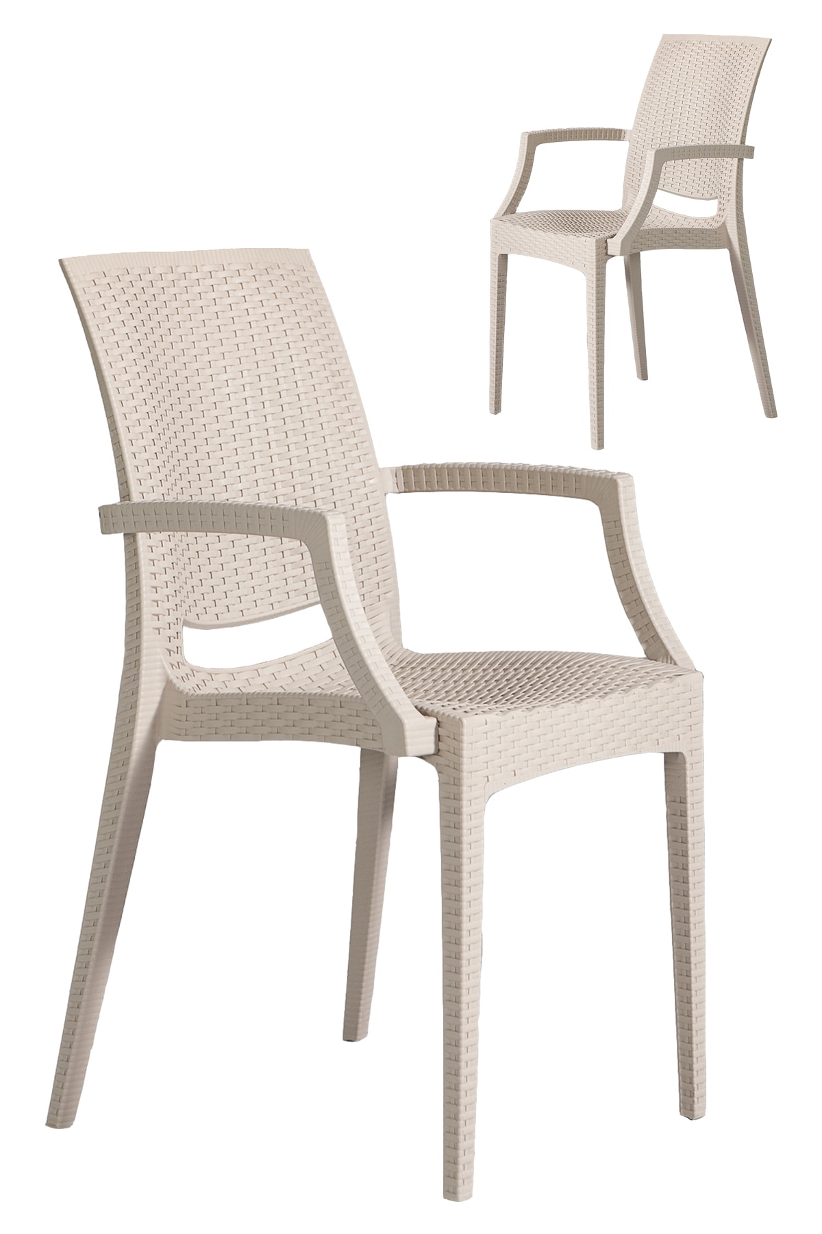 sandalie 2 adet rattan lux cappucino sandalye fiyati yorumlari trendyol