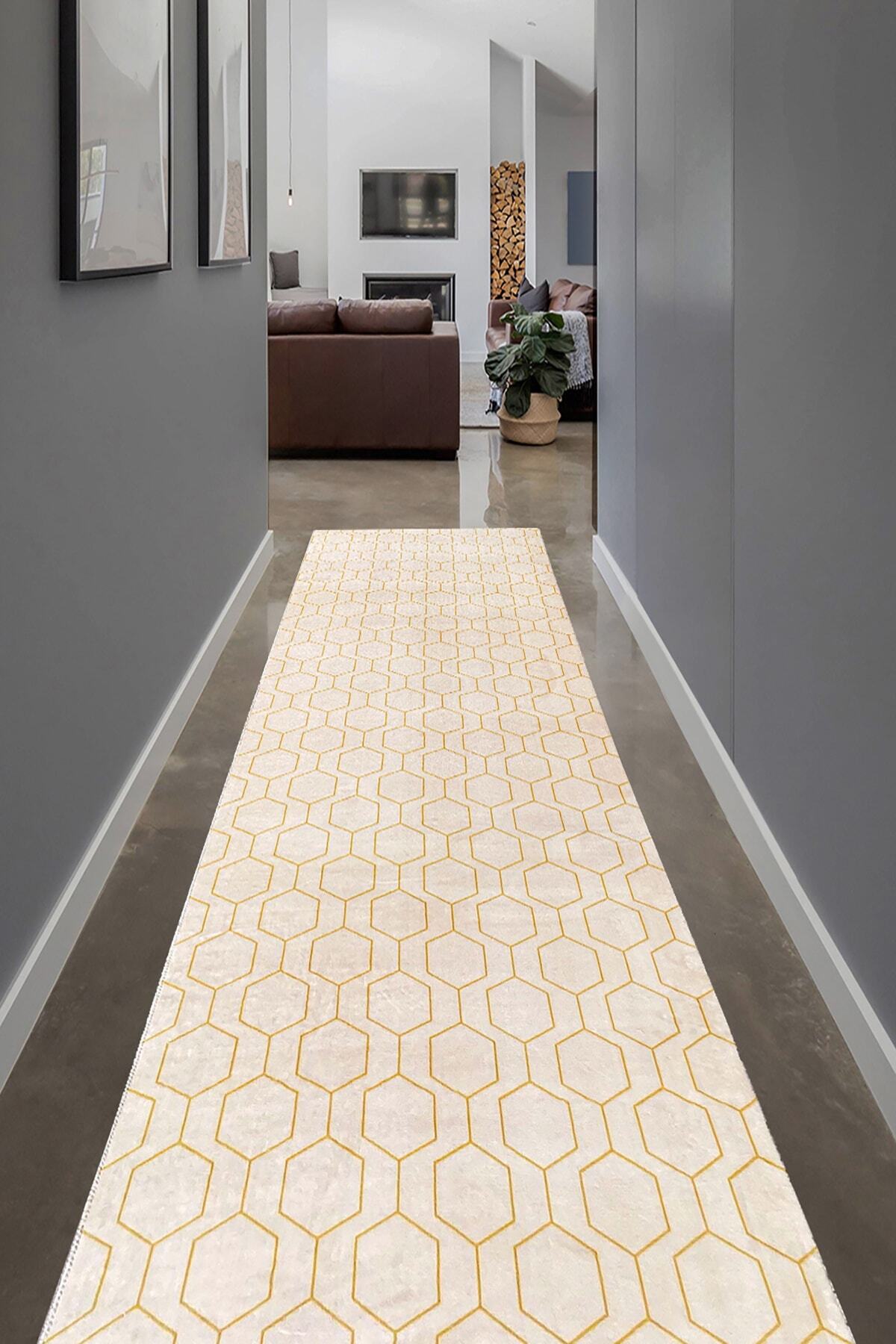 Payidar Halı Yıkanabilir Kaymaz Taban En 80 Cm Kesme Yolluk 025
