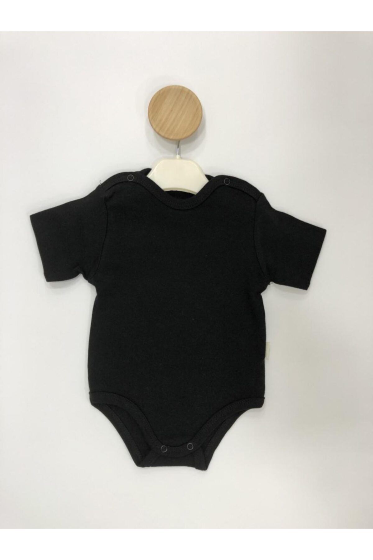 BABY'S TWİN 1057 Yarım Kollu Body Siyah