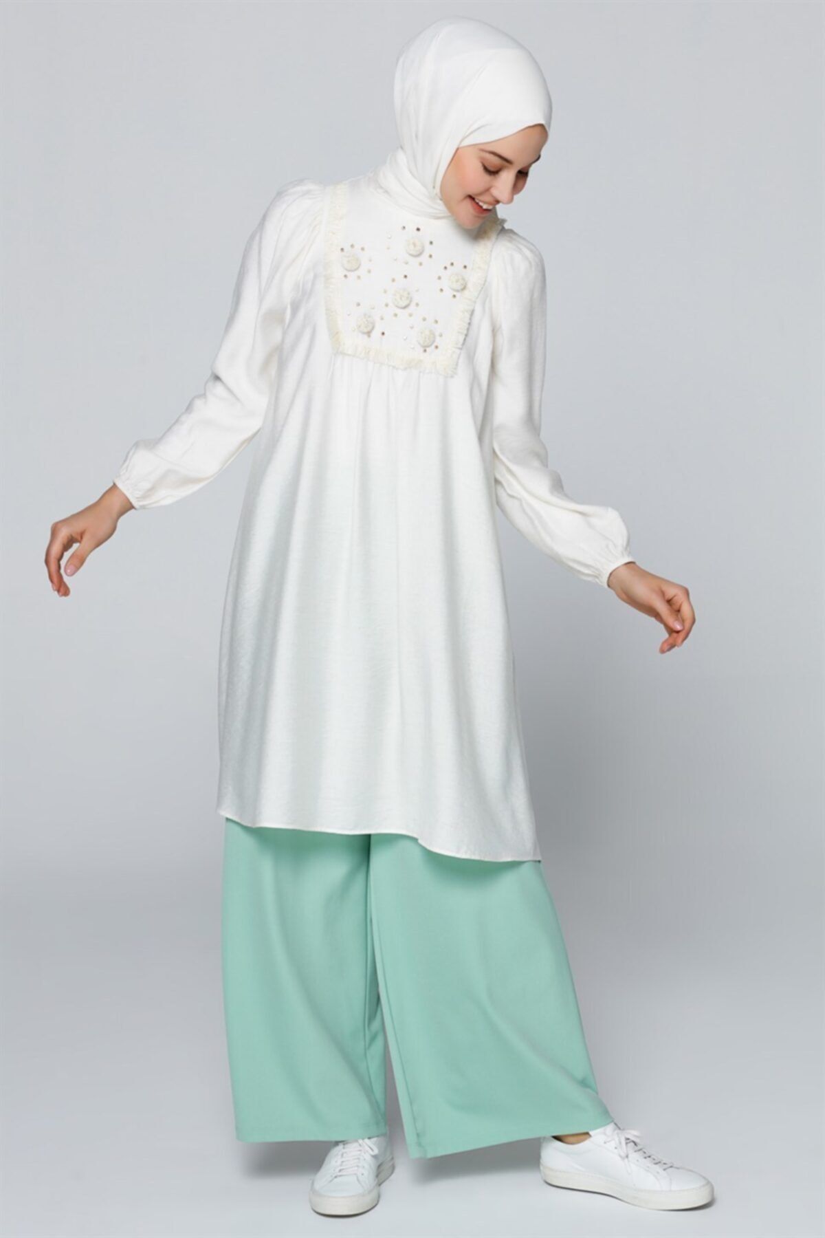 Armine Tunik 20ya4278 Ekru
