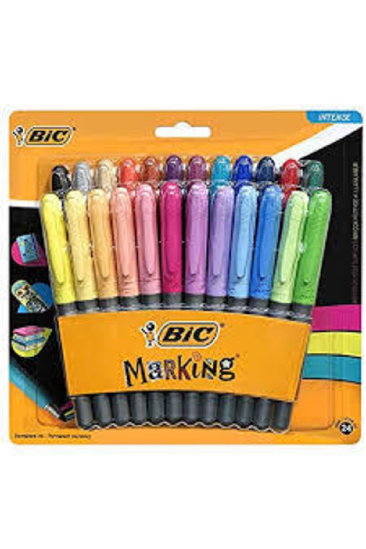 Bic Marking Color Permanent Markör Karışık 24'lü Blister