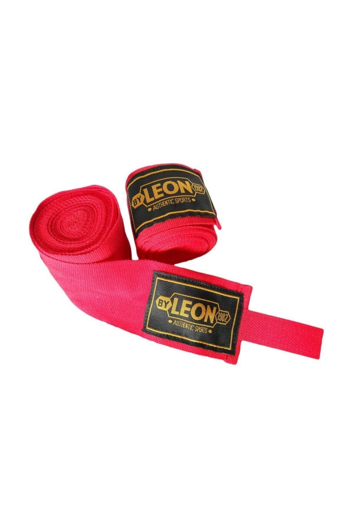 By Leon 1982 Eon Elastik Boks, Kick Boks Ve Muay Thai Bandajı 3,5 Metre Kırmızı