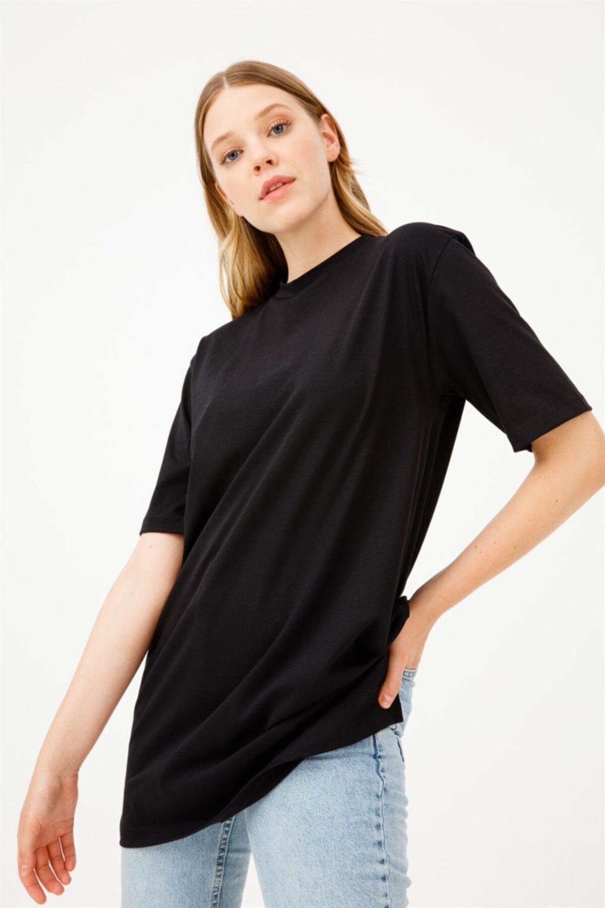 Ghisa Loose Fıt T-shırt Siyah