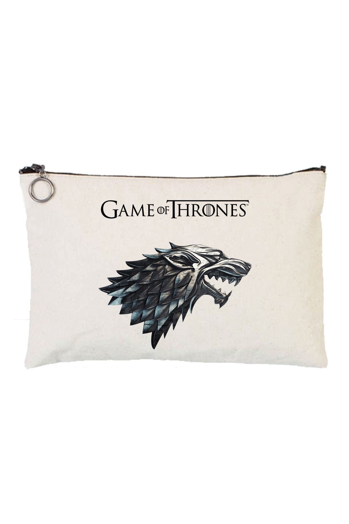 Art TShirt Game Of Thrones Wolf Astarlı Bez Tablet Ve Makyaj Çantası