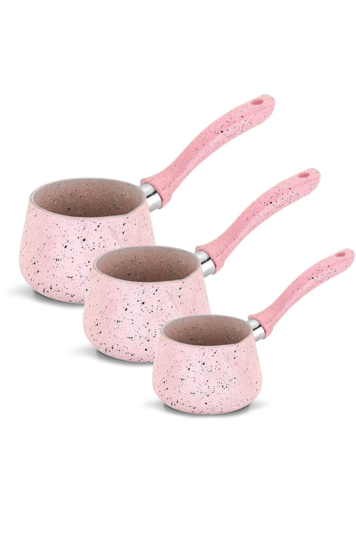 Ulutaş Pembe Granit Klasik Cezve 2 Kişilik