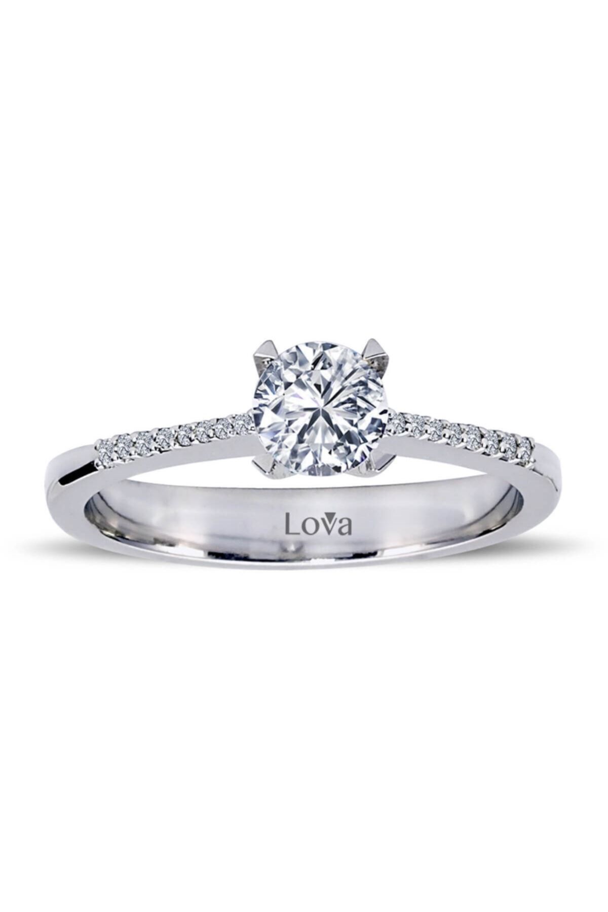 Lova Toplam 0,55 Karat Pırlanta Tektaş Yüzük - 1030114