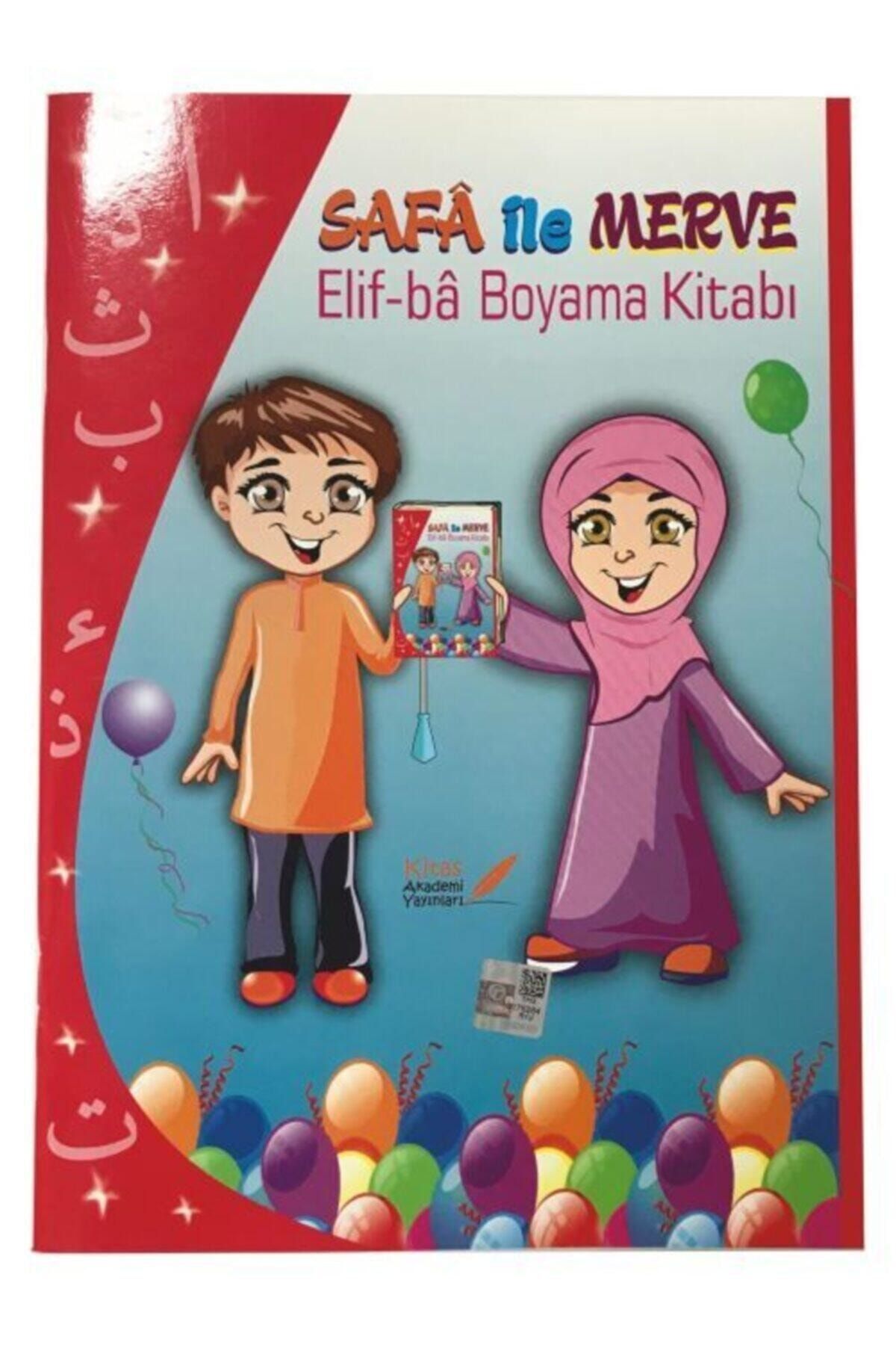 Kitaş Yayınları Safa Ile Merve Elifba Boyama Kitaş Akademi Yayınları