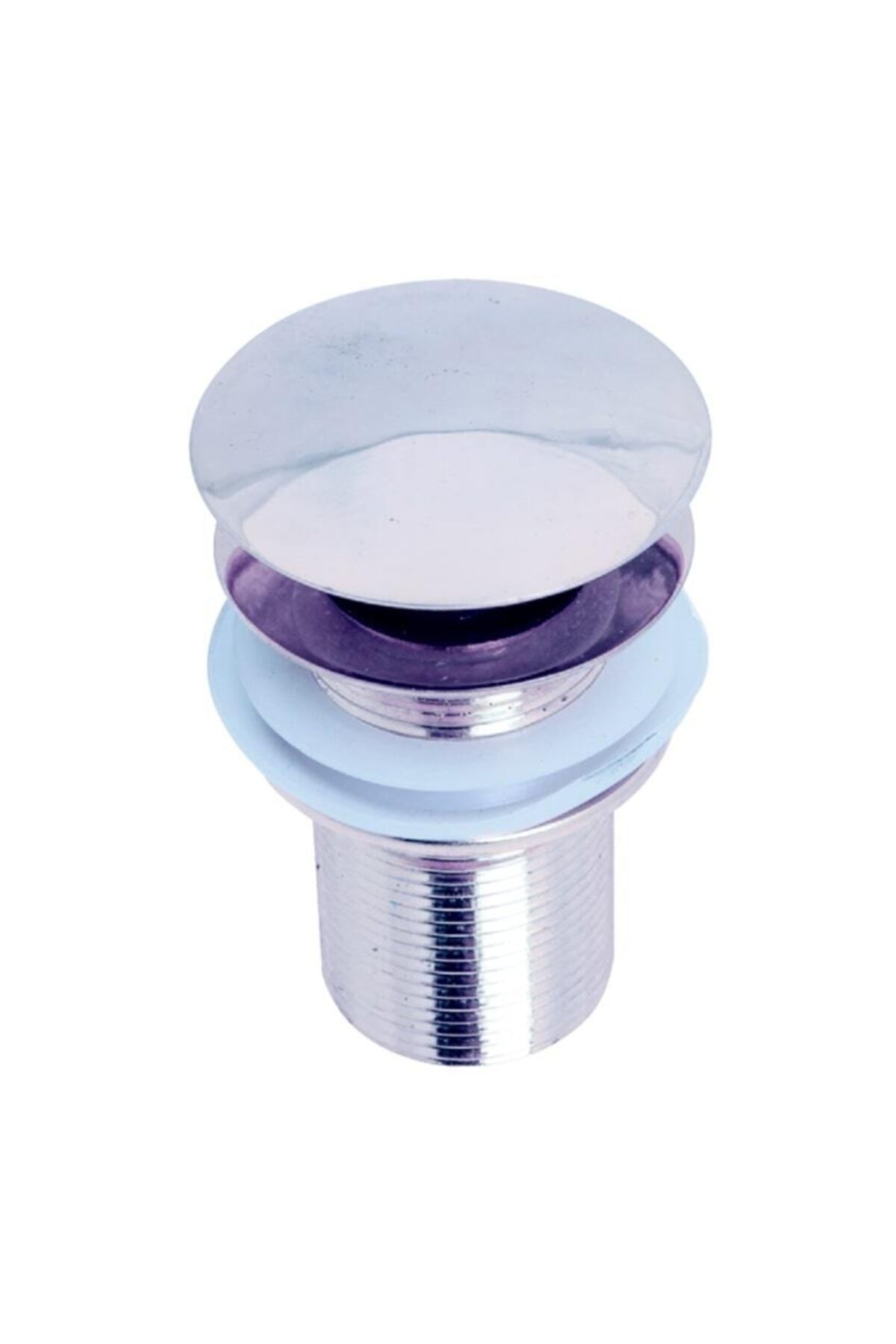 KUSTAR Krom Basmalı Patpat Lavabo Sifon Aç-kapa Patpat Paslanmaz Çelik