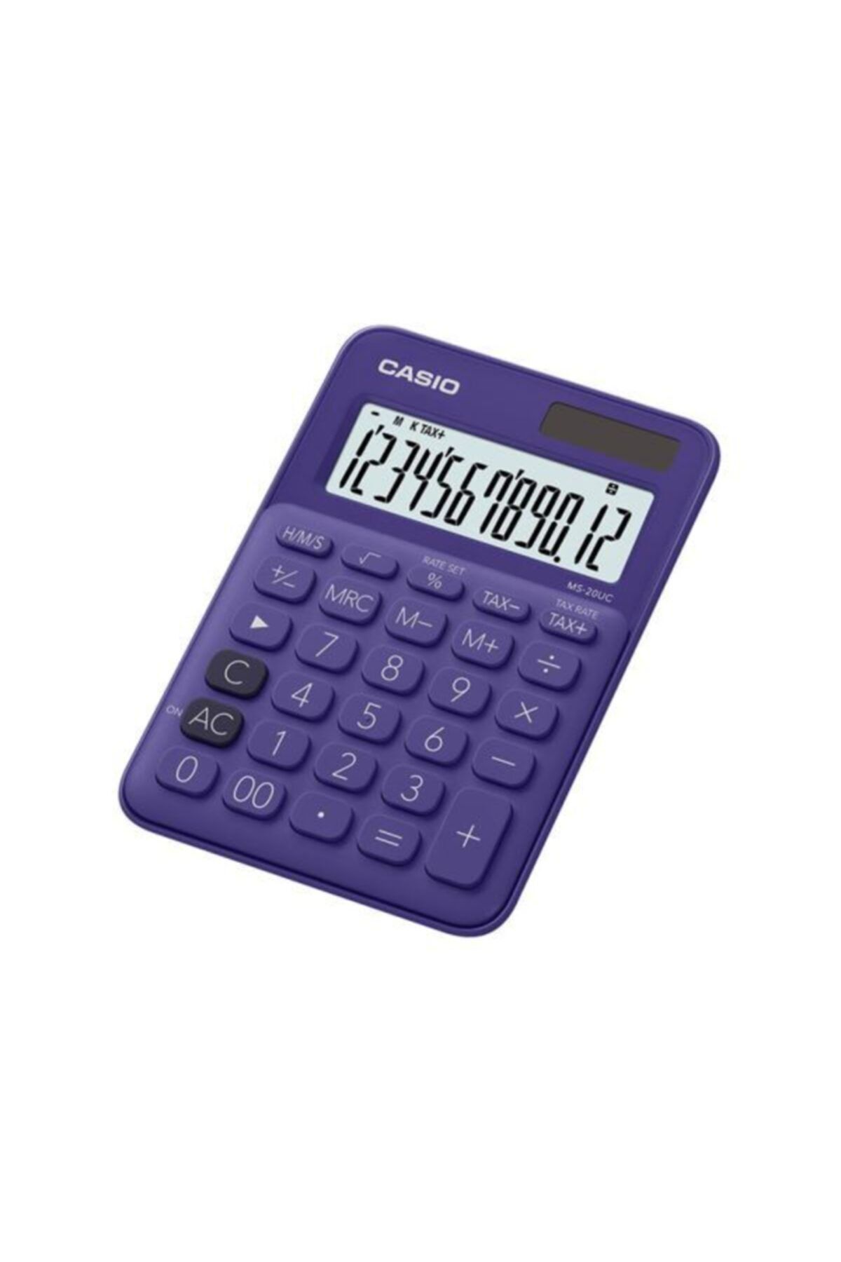 Casio Ms-20uc-pl Renkli Masa Tipi 12 Hane Hesap Makinası