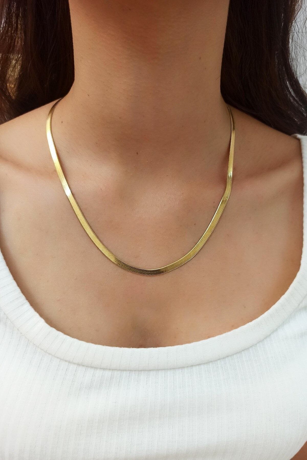 Çlk Accessories Çelik Italyan Zincir Kolye B400
