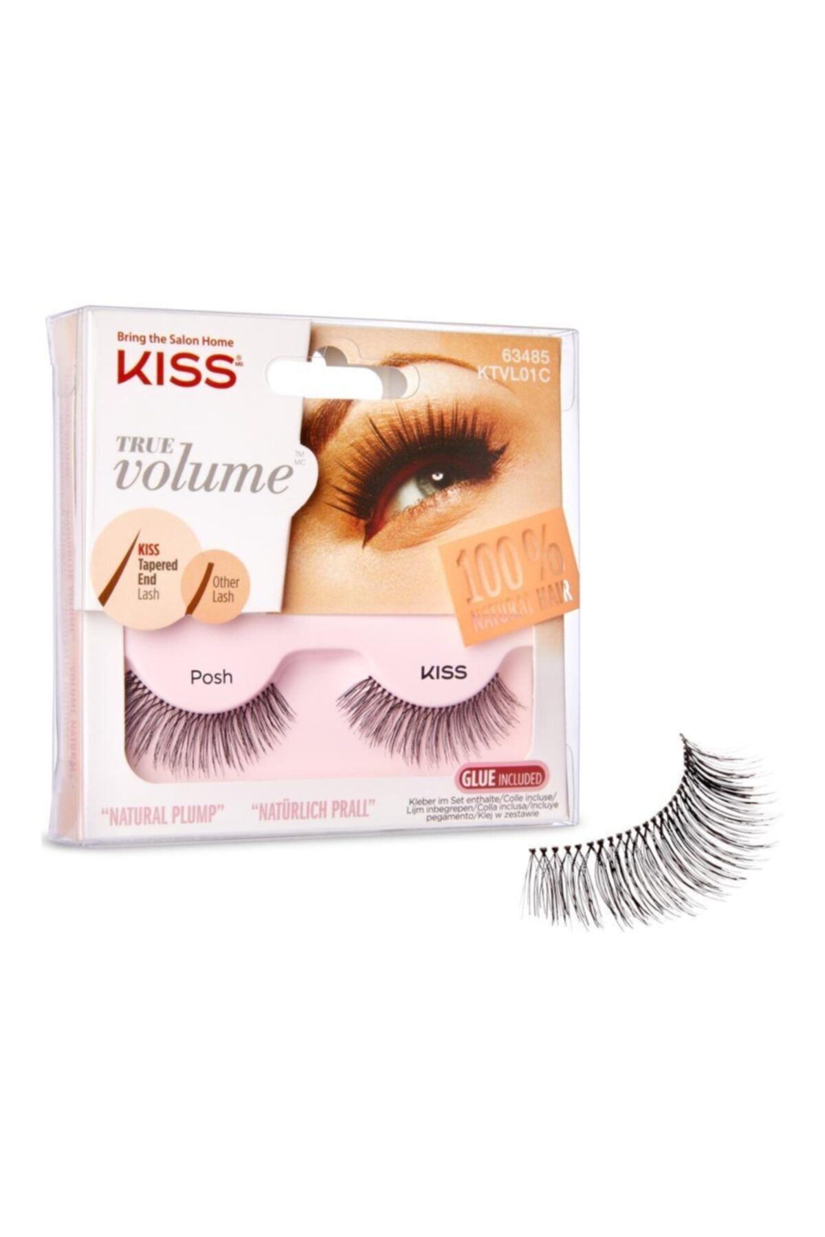 Kiss True Volume Komple Takma Kirpik - Posh