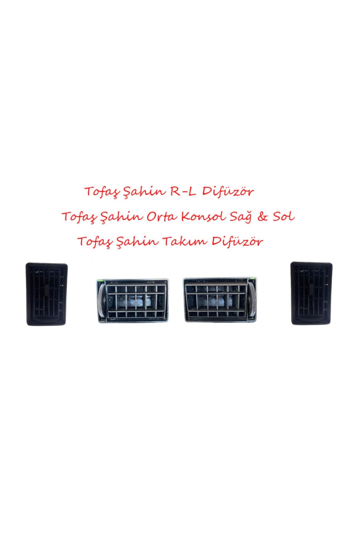 Parçamiks Tofaş Şahin Slx Kartal M131 R-l Difüzör Orta Konsol Sağ Ve Sol Difüzör Şahin Difizör Takım