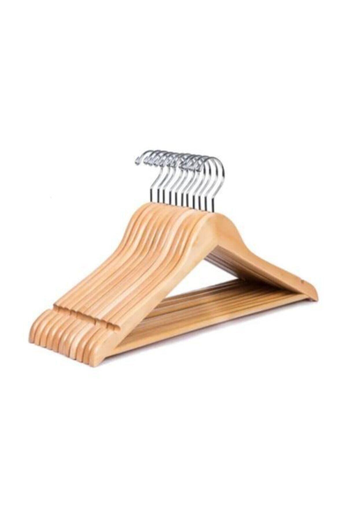 modabirsen Ahşap Askı Elbise Gömlek Tşört Askısı