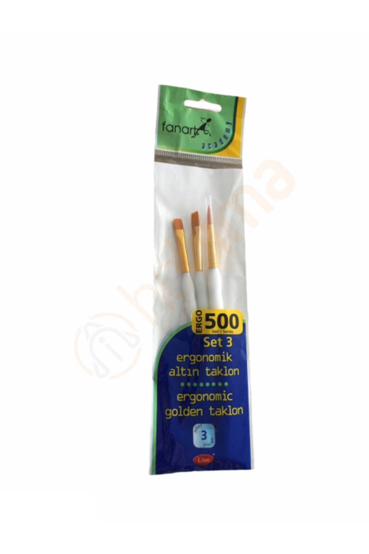 Fanart Academy Ergo 500 Seri Fırça Seti 3 (3LÜ)