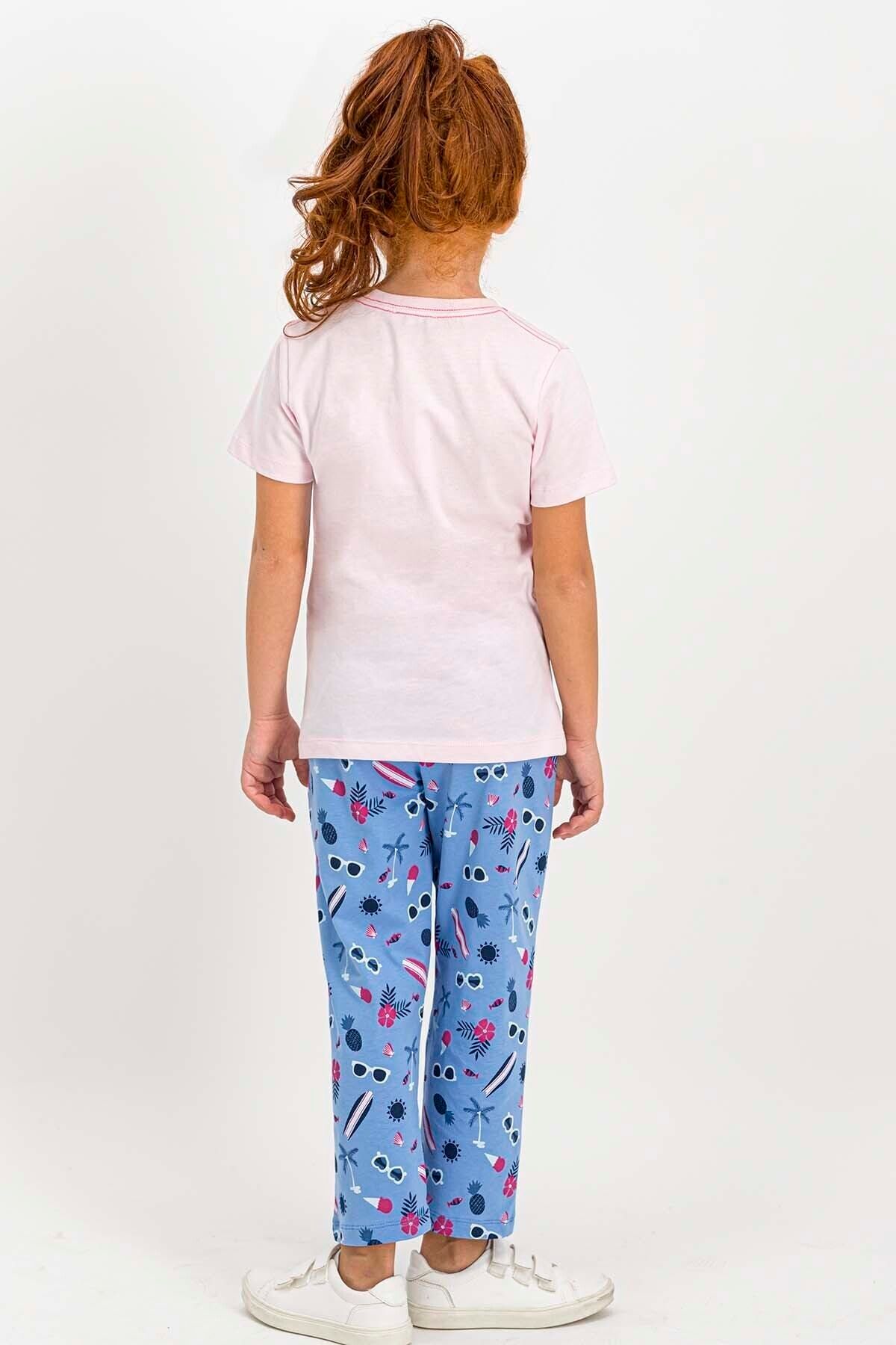 U.s. Polo Assn Lisanslı Krem Kız Çocuk Pijama Takımı