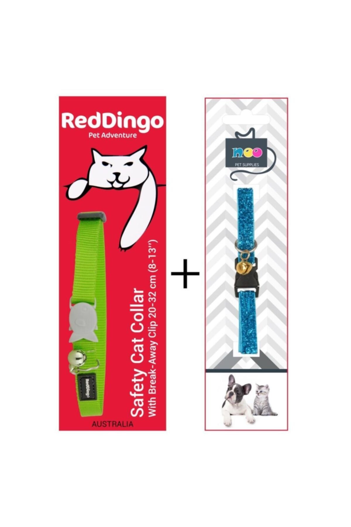 RedDingo Red Dingo Klasik Lime Güvenli Kilit Boyun Tasması 12 Mm