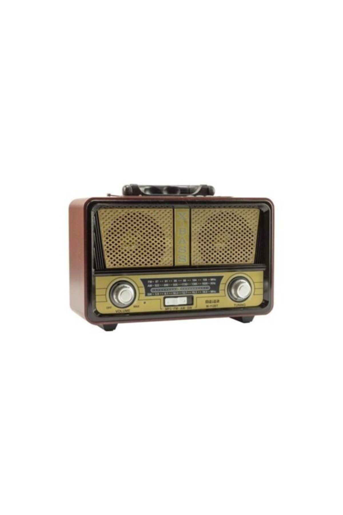 GLRTech M-112bt Şarjlı Nostaljik Bluetooth Fm Radyo Usb/sd/mp3 105013