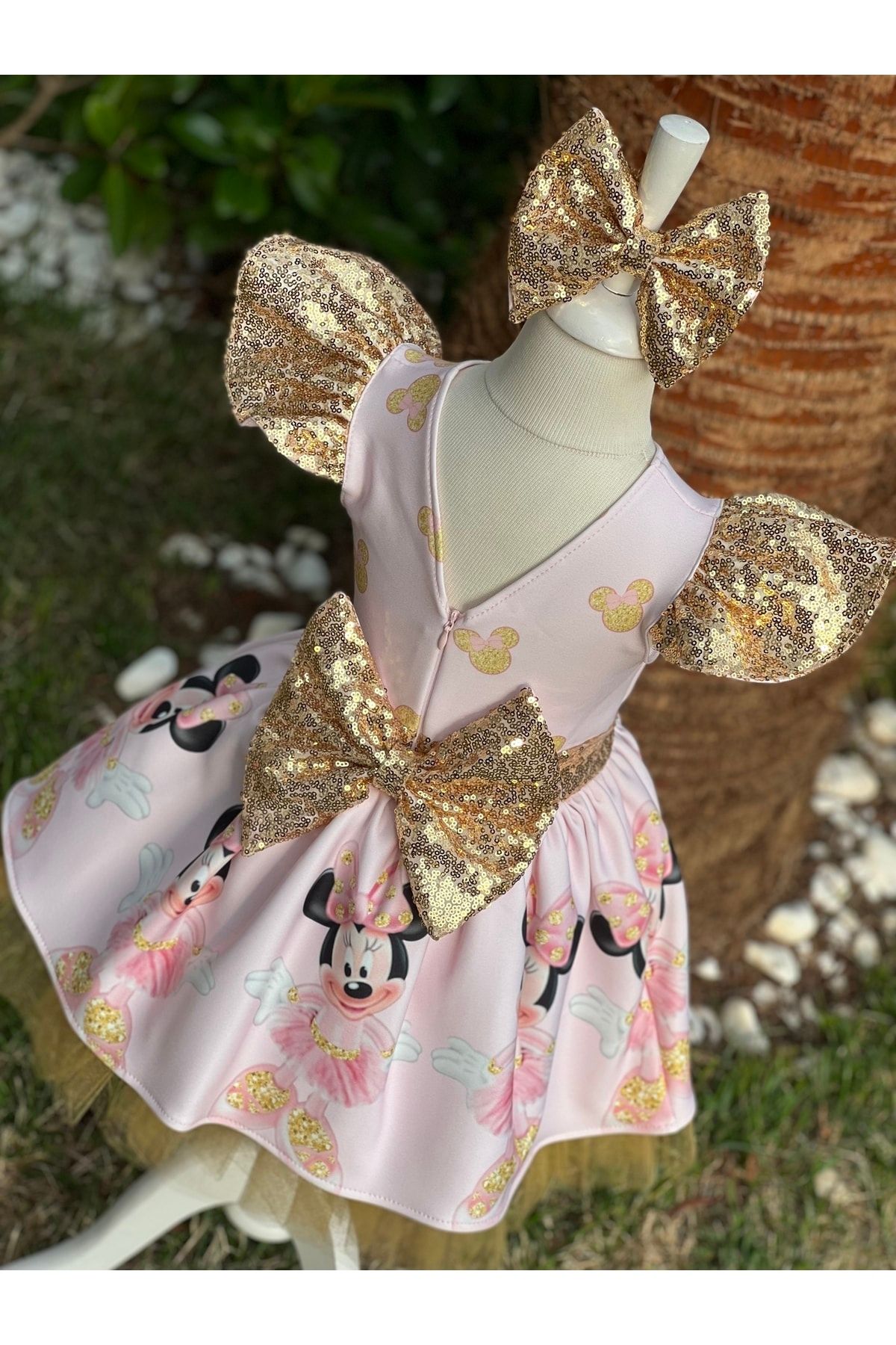 Minnie mouse discount rose gold dress