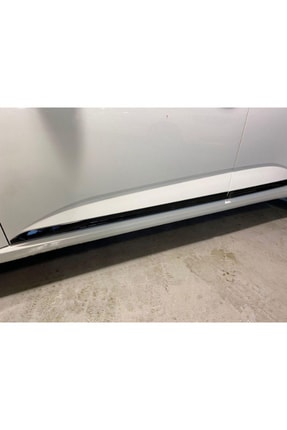 Renault Megane Uyumlu 4 Yan Kapı Çıtası Kapı Koruma Parlak Siyah Image 2